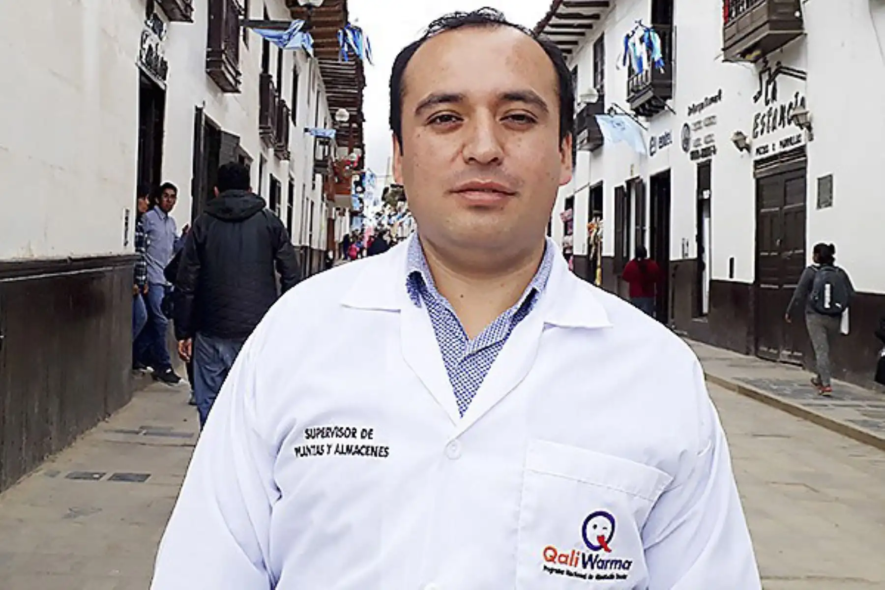Servidor público de Qali Warma en Amazonas, Grobert Guadalupe asegura que inspección de alimentos es eficiente y responsable.