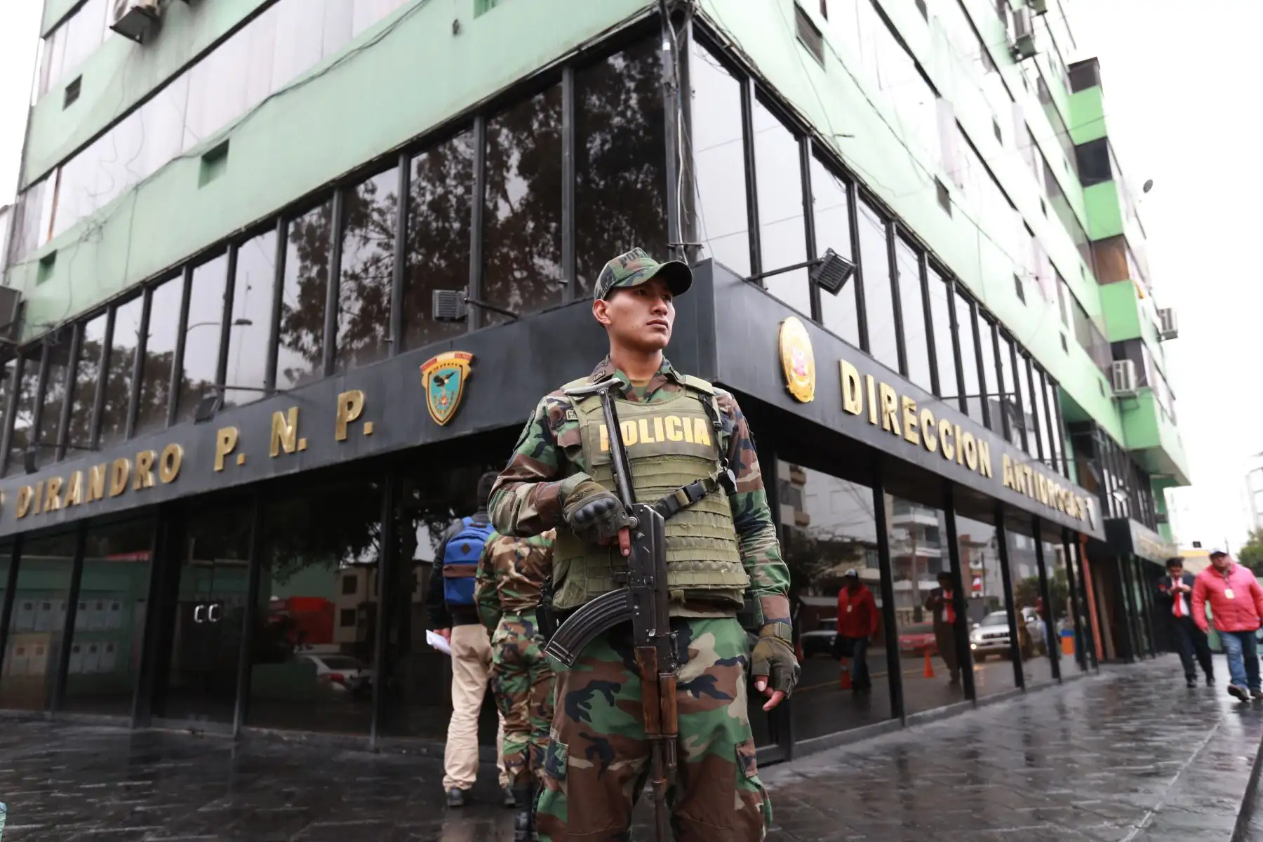 La Dirección Antidrogas (Dirandro) de la Policía Nacional del Perú presentará los resultados de importantes intervenciones policiales en el país en las cuales se decomisó cocaína e insumos químicos destinados a la elaboración de droga .Foto: ANDINA/Norman Córdova