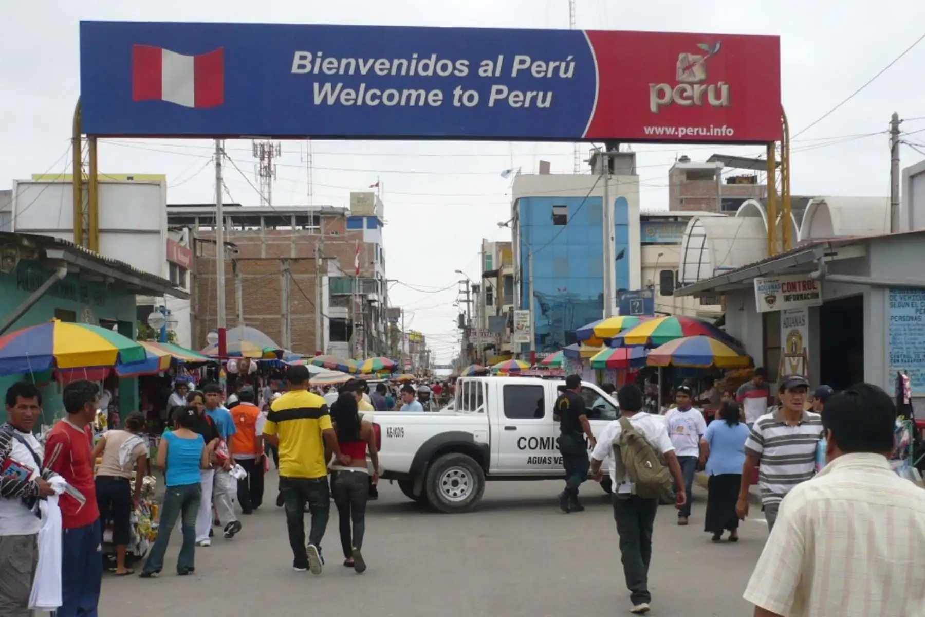 Gobierno dispuso el cierre temporal de las fronteras. La medida entrará en vigor a las 23:59 horas de hoy. ANDINA/archivo