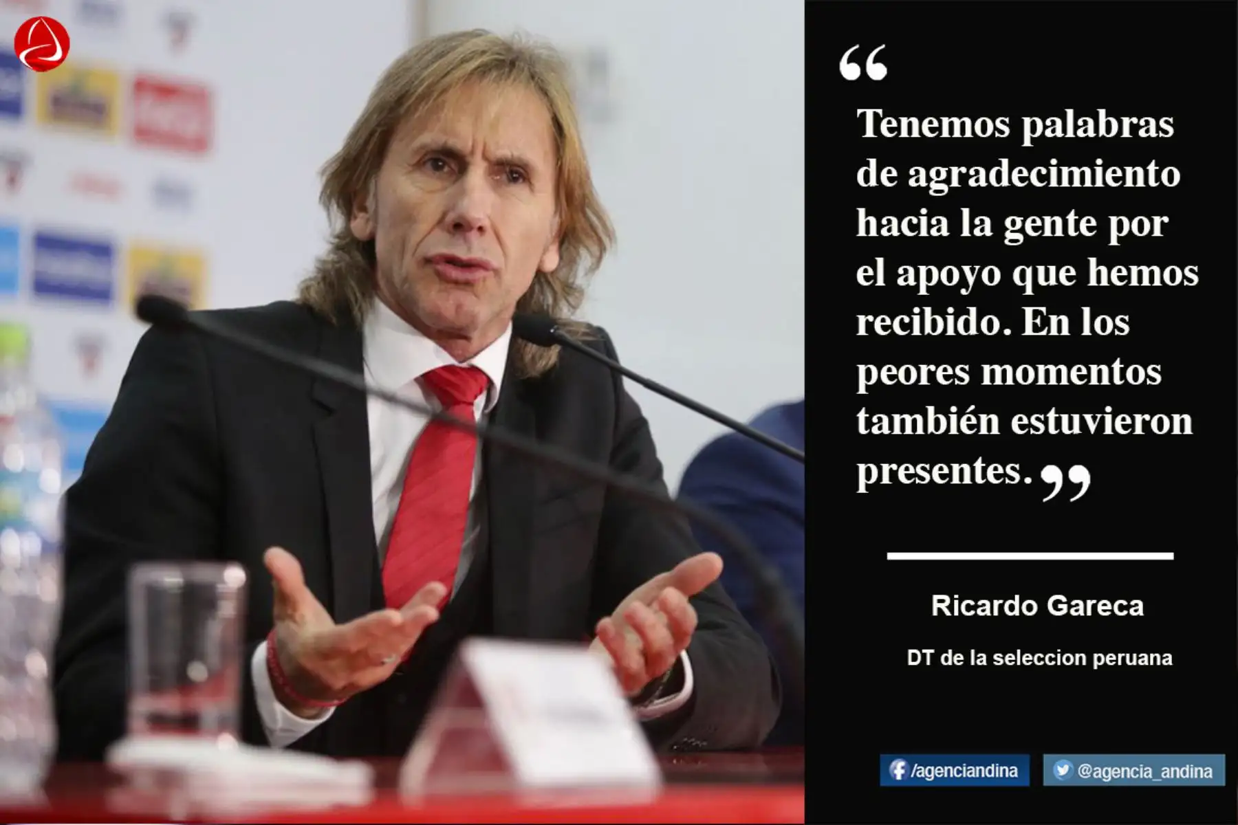 Ricardo Gareca anunció que continuará durante tres años más como entrenador de la selección peruana, un vínculo que se extenderá de manera automática durante un año en caso de lograr la clasificación al Mundial Qatar 2022. Foto: ANDINA/Eddy Ramos