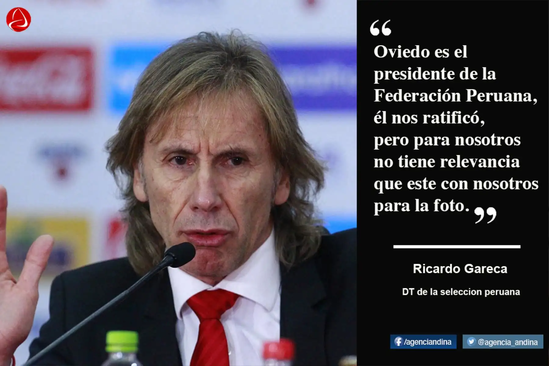 Ricardo Gareca anunció que continuará durante tres años más como entrenador de la selección peruana, un vínculo que se extenderá de manera automática durante un año en caso de lograr la clasificación al Mundial Qatar 2022. Foto: ANDINA/Eddy Ramos