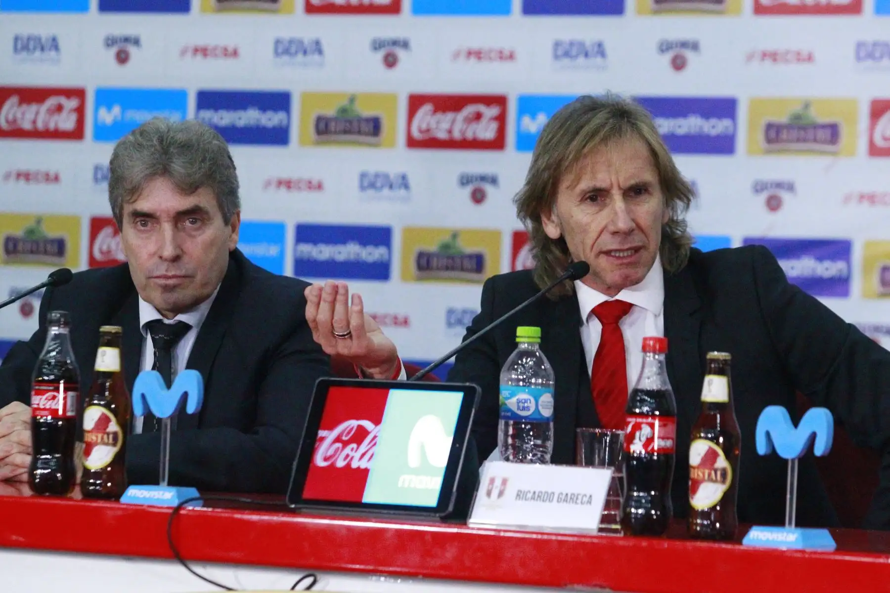 Ricardo Gareca anunció que continuará durante tres años más como entrenador de la selección peruana, un vínculo que se extenderá de manera automática durante un año en caso de lograr la clasificación al Mundial Qatar 2022. Foto: ANDINA/Eddy Ramos