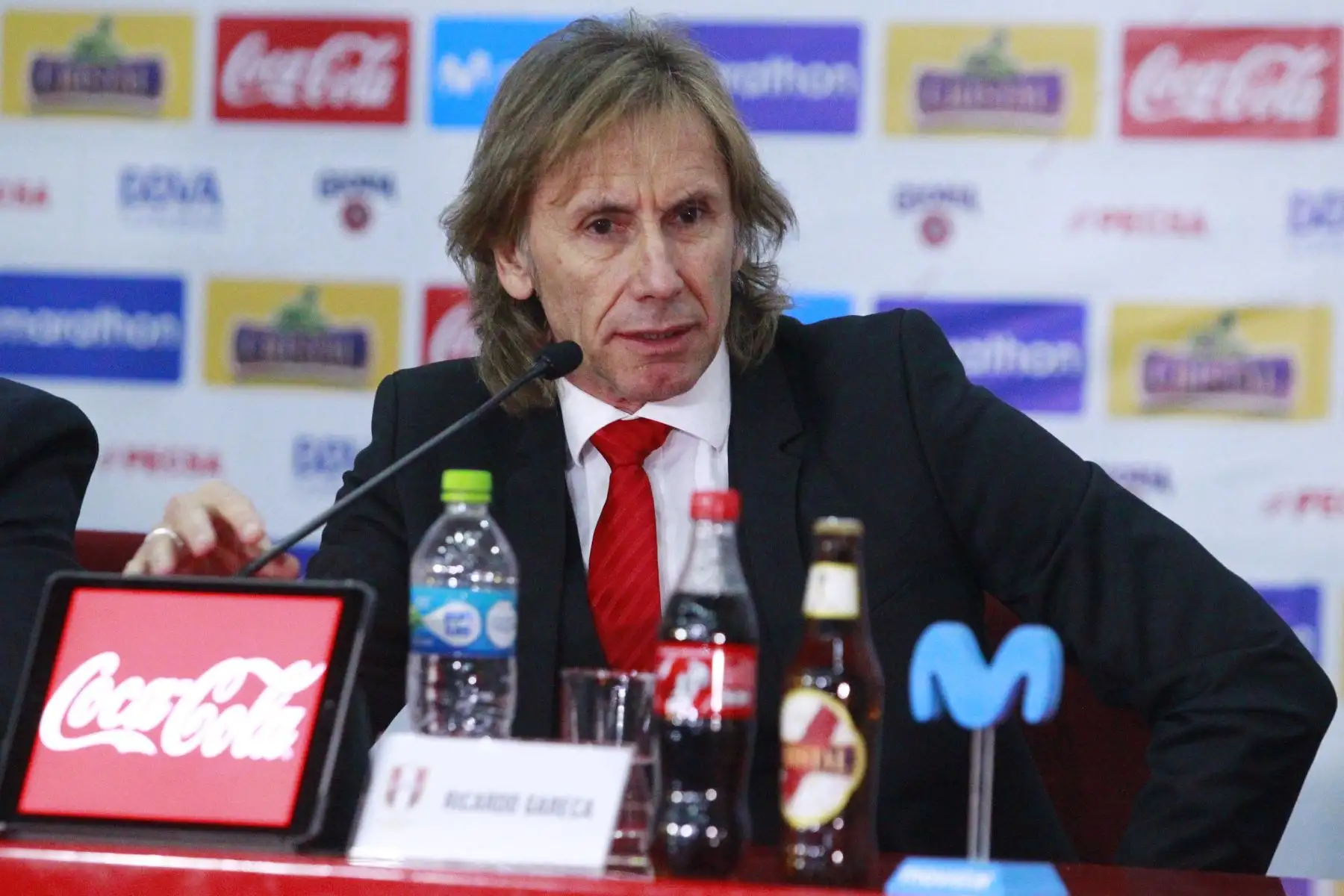 Ricardo Gareca anunció que continuará durante tres años más como entrenador de la selección peruana, un vínculo que se extenderá de manera automática durante un año en caso de lograr la clasificación al Mundial Qatar 2022. Foto: ANDINA/Eddy Ramos