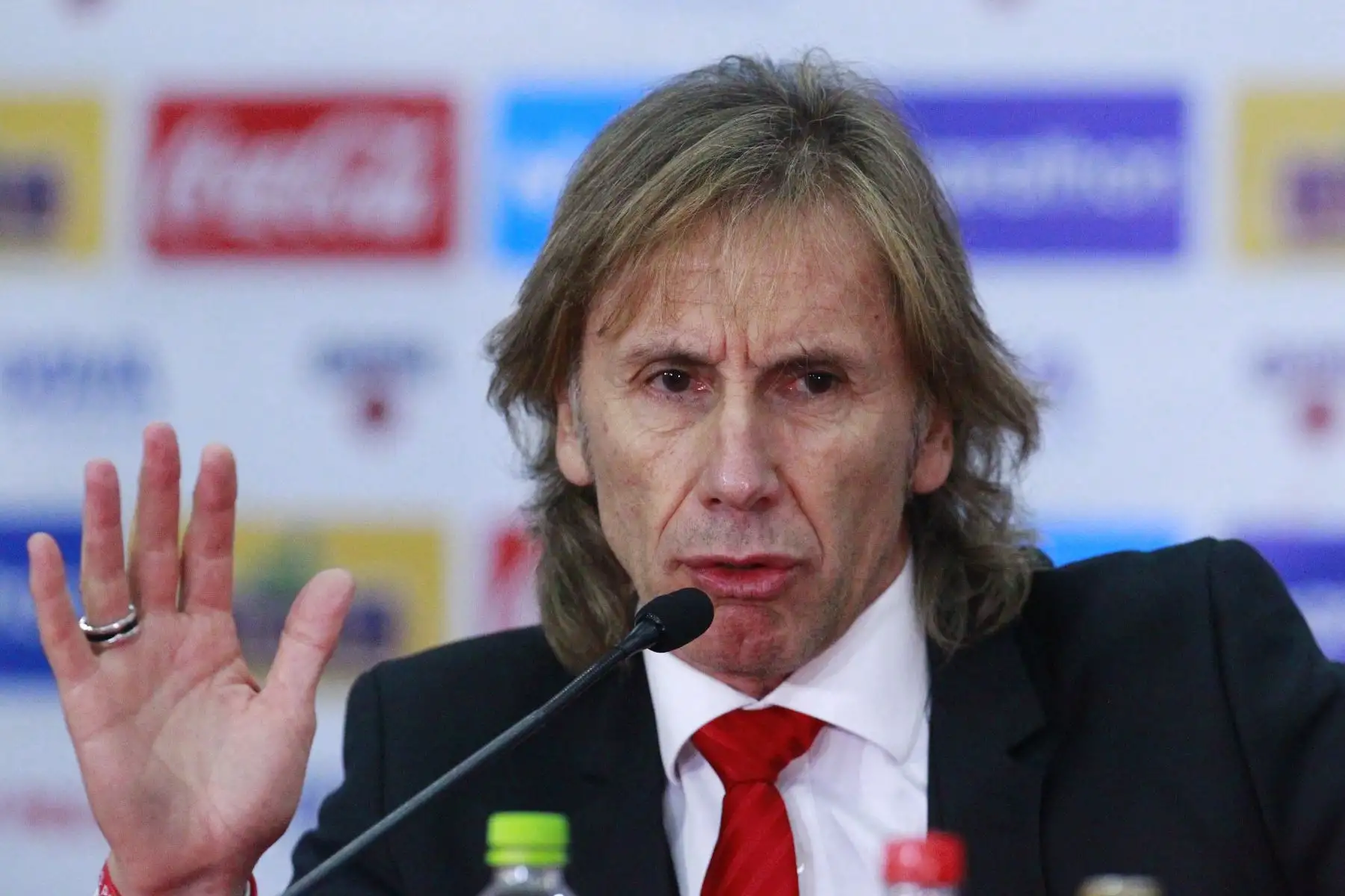 Ricardo Gareca anunció que continuará durante tres años más como entrenador de la selección peruana, un vínculo que se extenderá de manera automática durante un año en caso de lograr la clasificación al Mundial Qatar 2022. Foto: ANDINA/Eddy Ramos