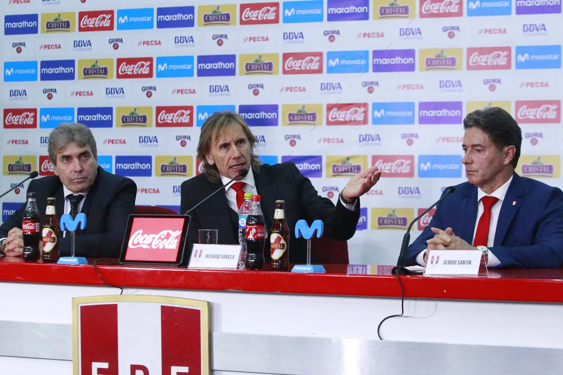 Ricardo Gareca anunció que continuará durante tres años más como entrenador de la selección peruana, un vínculo que se extenderá de manera automática durante un año en caso de lograr la clasificación al Mundial Qatar 2022. Foto: ANDINA/Eddy Ramos
