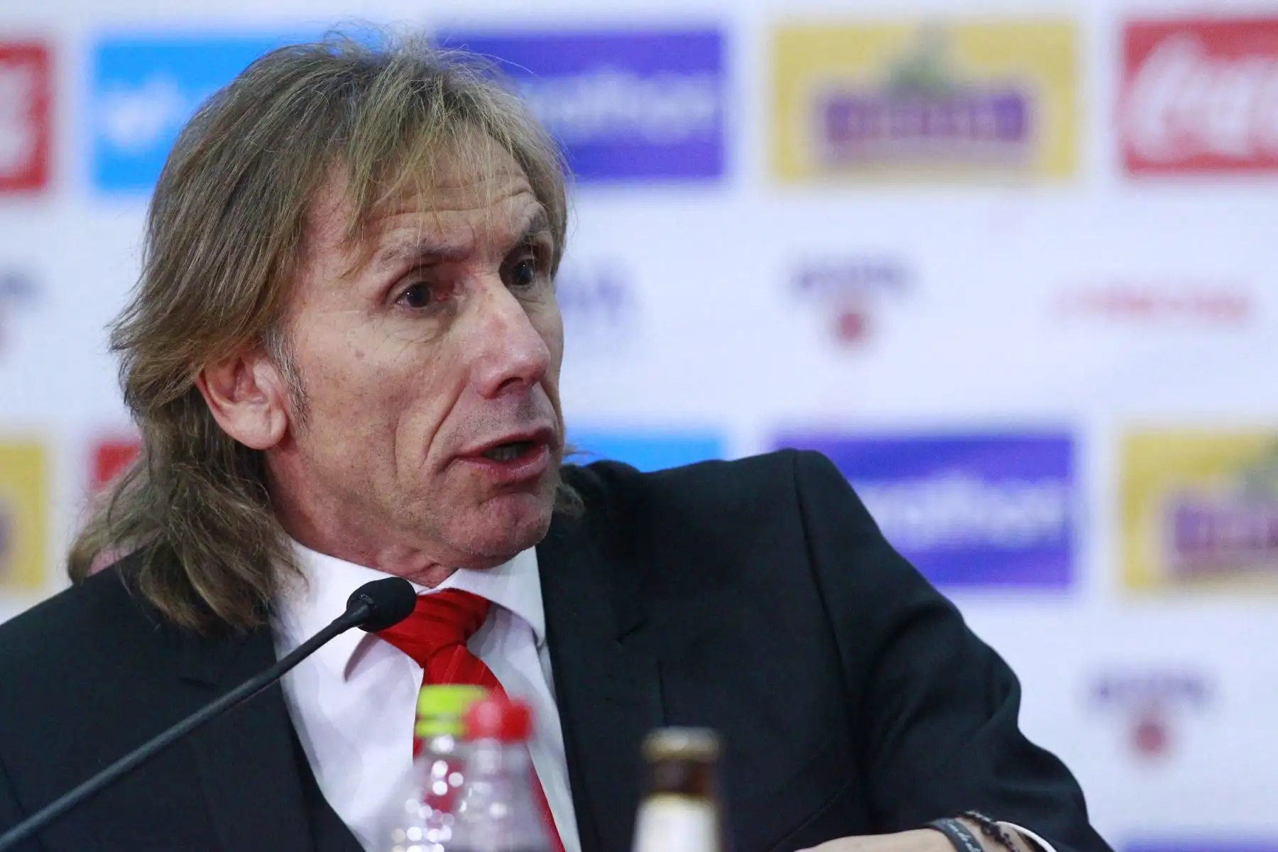 Ricardo Gareca anunció que continuará durante tres años más como entrenador de la selección peruana, un vínculo que se extenderá de manera automática durante un año en caso de lograr la clasificación al Mundial Qatar 2022. Foto: ANDINA/Eddy Ramos