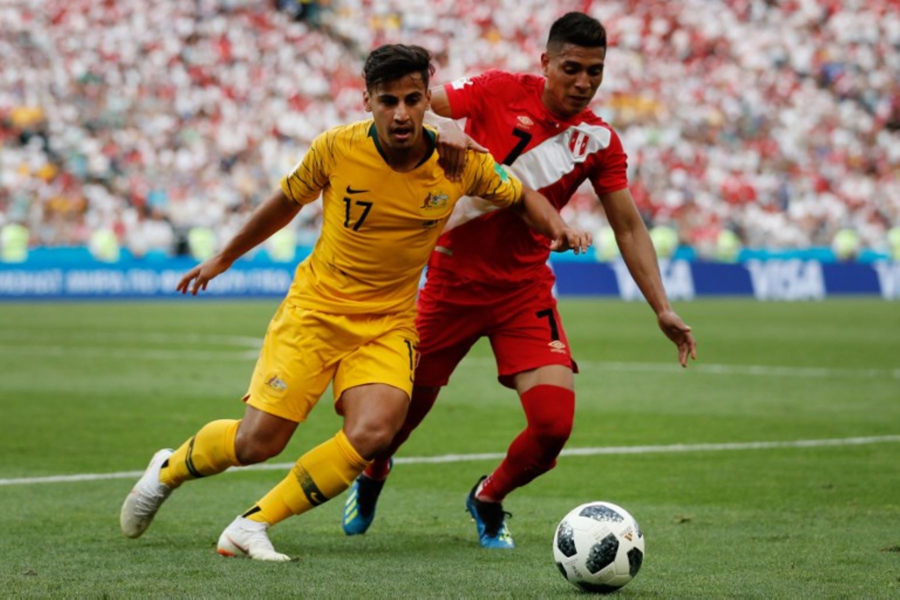 Daniel Arzani fue la revelación de Australia en el Mundial de Rusia 2018