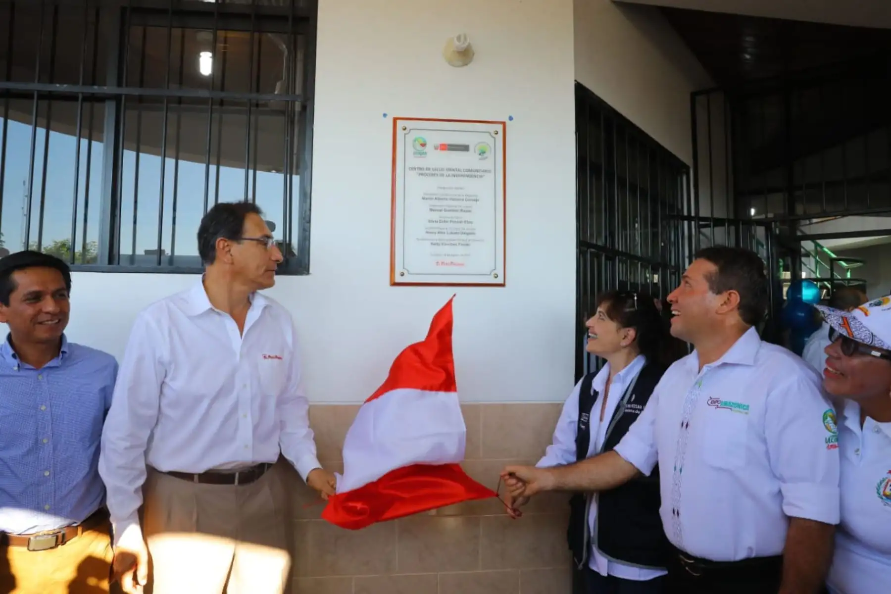 Presidente de la República,Martín Vizcarra, inaugura el centro de salud mental comunitario Próceres de la Independencia, de Pucallpa, provincia de Coronel Portillo. Foto: ANDINA/Prensa. Presidencia