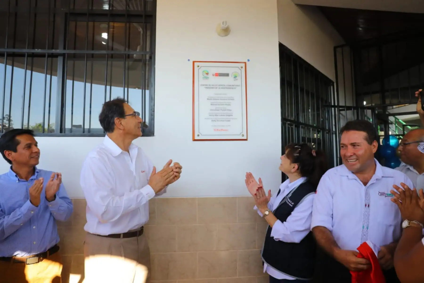 Presidente de la República,Martín Vizcarra, inaugura el centro de salud mental comunitario Próceres de la Independencia, de Pucallpa, provincia de Coronel Portillo. Foto: ANDINA/Prensa. Presidencia
