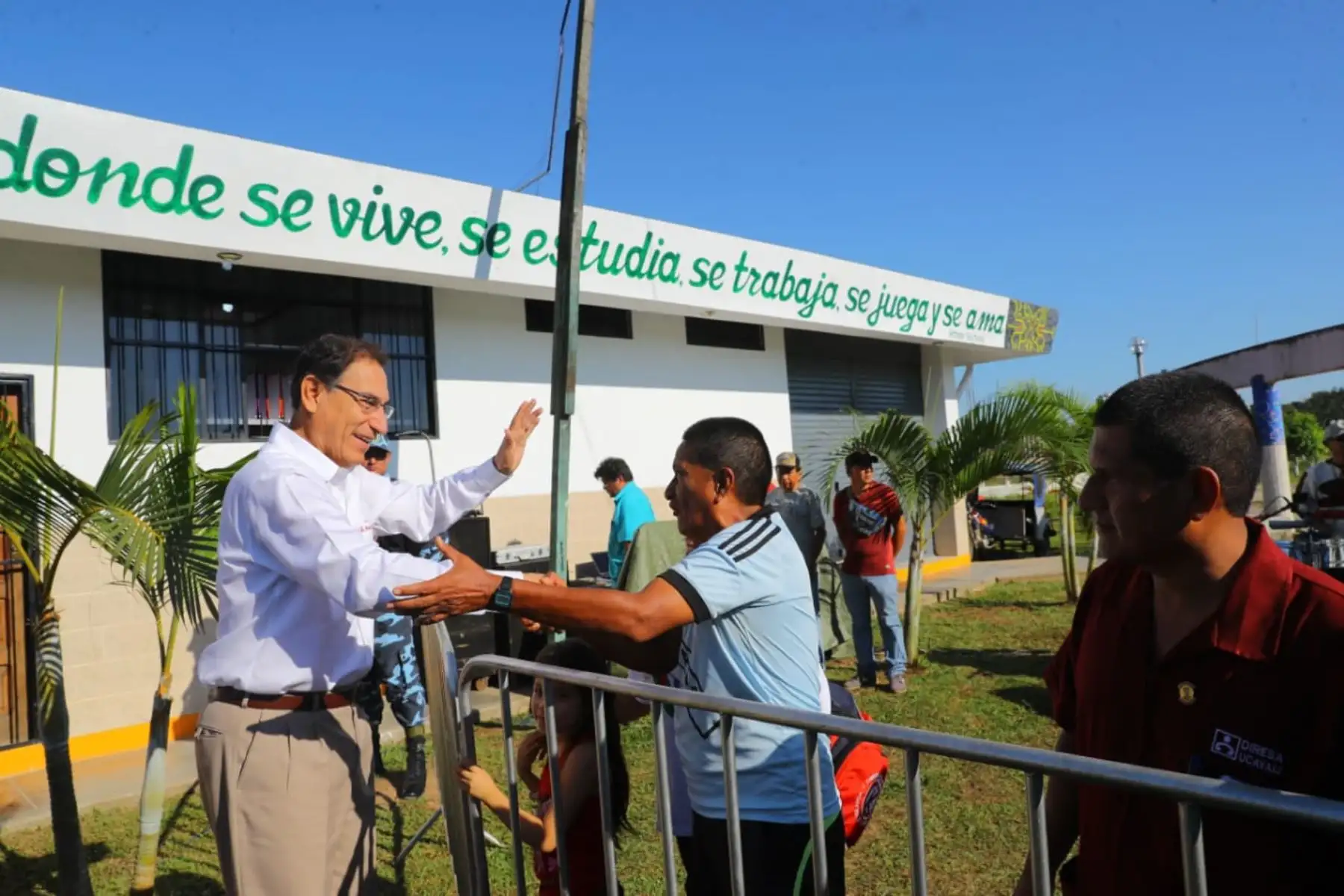 Presidente de la República,Martín Vizcarra, inaugura el centro de salud mental comunitario Próceres de la Independencia, de Pucallpa, provincia de Coronel Portillo. Foto: ANDINA/Prensa. Presidencia