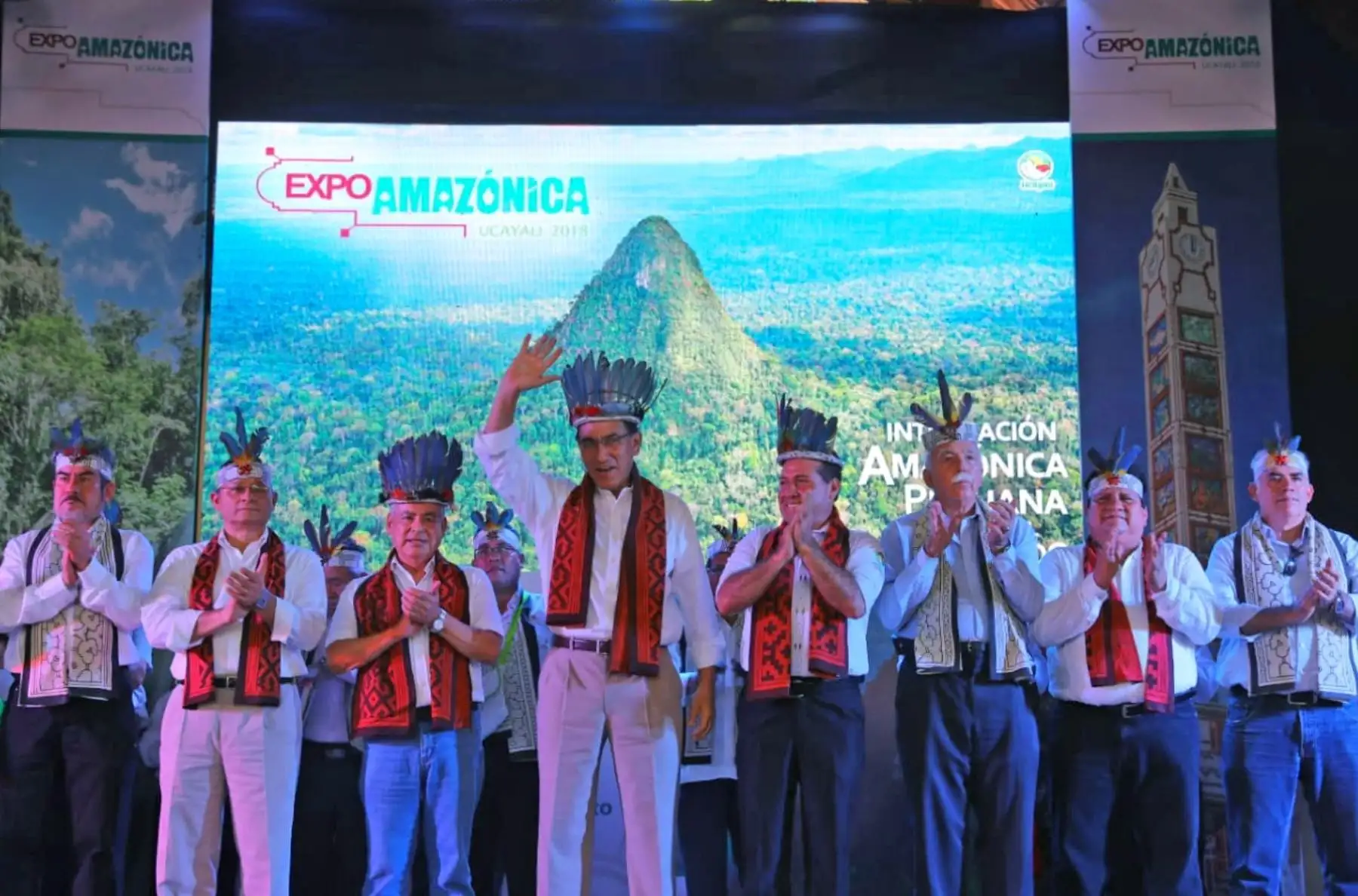 Presidente de la República,Martín Vizcarra, participa en la ceremonia de Inauguración de la Expo Amazónica 2018. Foto: ANDINA/Prensa Presidencia