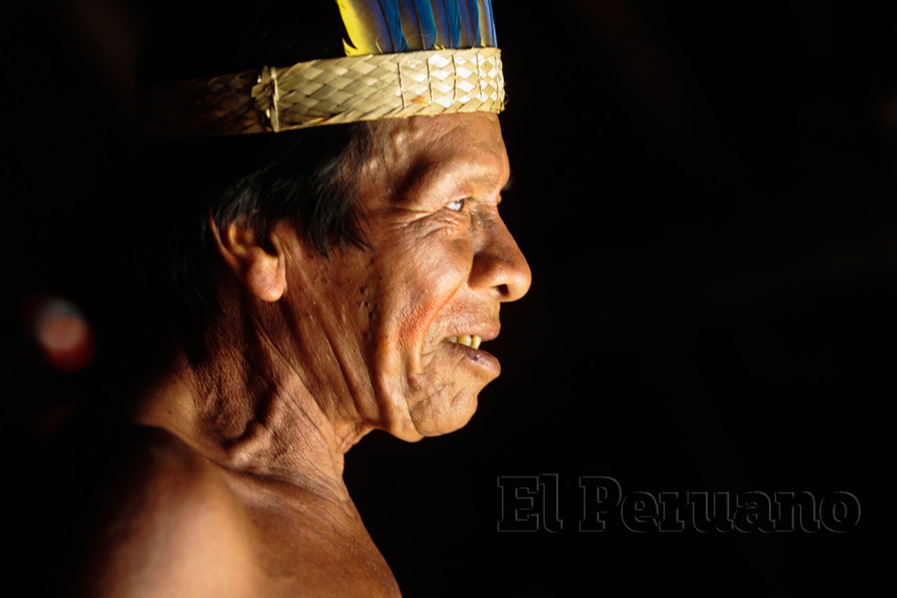 Loreto - 14 julio 2011 / Hombre de la comunidad nativa de los Yahuas en Iquitos. Foto: Diario EL PERUANO / Jack Ramón