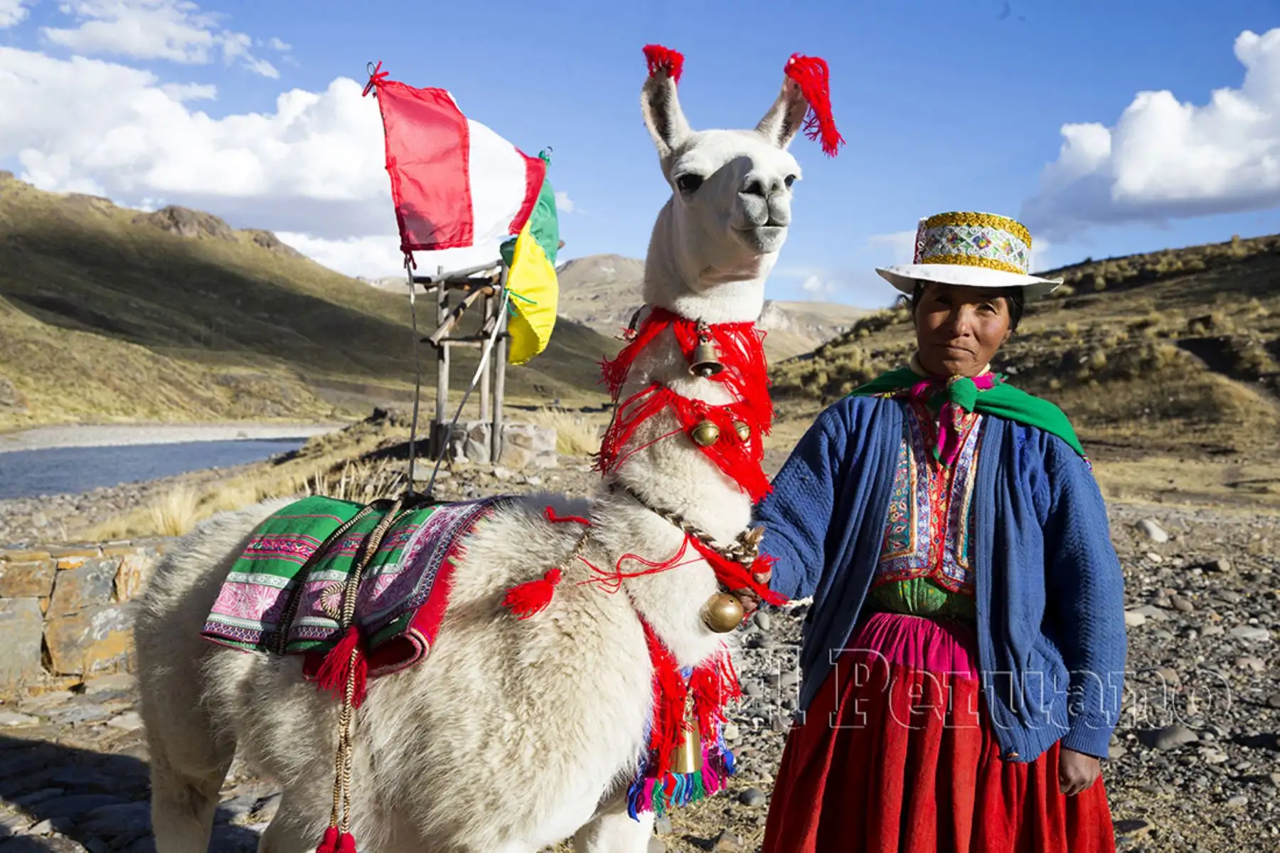 Arequipa - 23 julio 2013 / Mujer collagua en el valle del Colca.   Foto: Diario EL PERUANO / Marco del Río