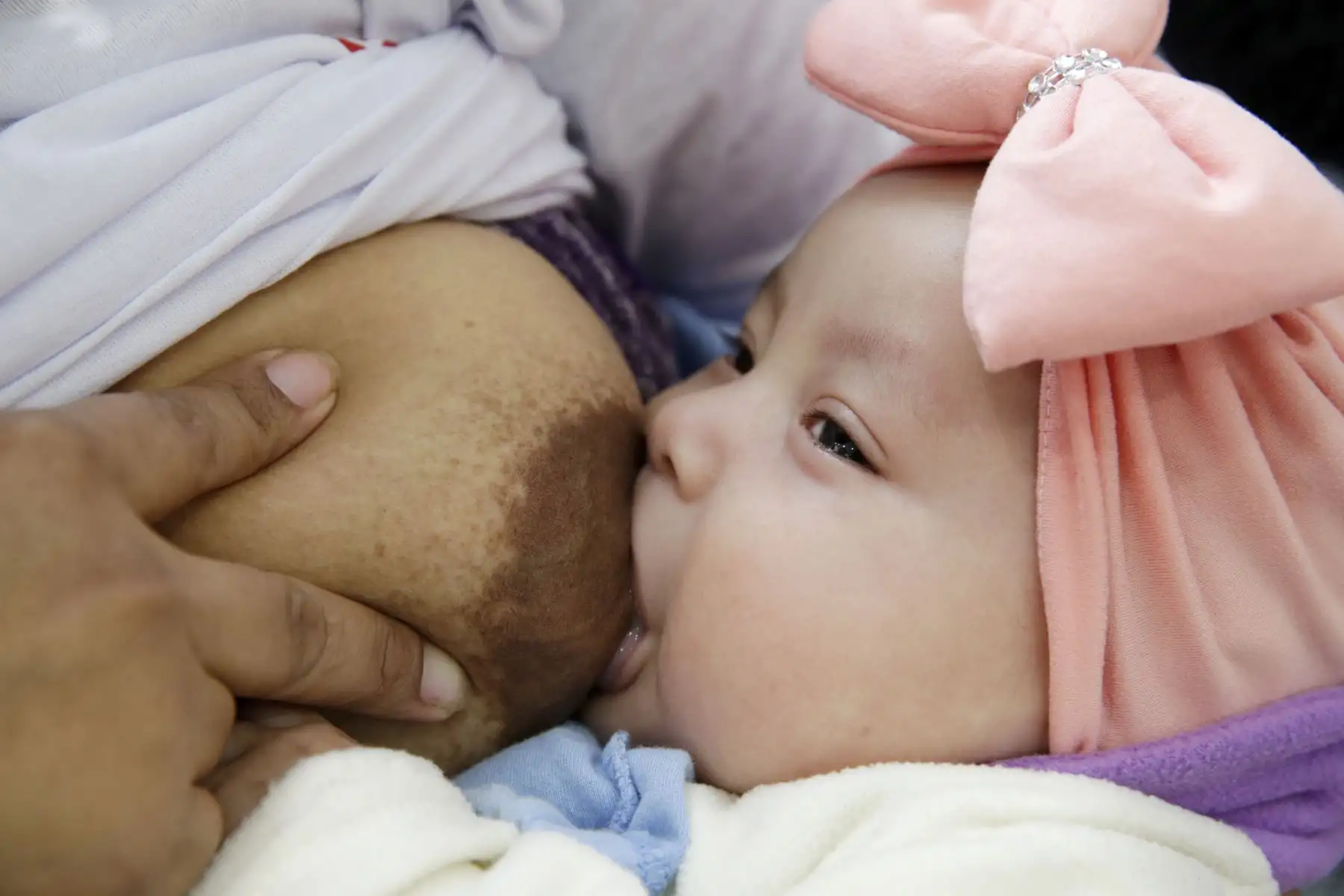 Con motivo de la Semana Mundial de la Lactancia Materna, el Hospital de la Solidaridad realiza concurso "Bebe Mamonsito 2018". Foto: ANDINA/Melina Mejía
