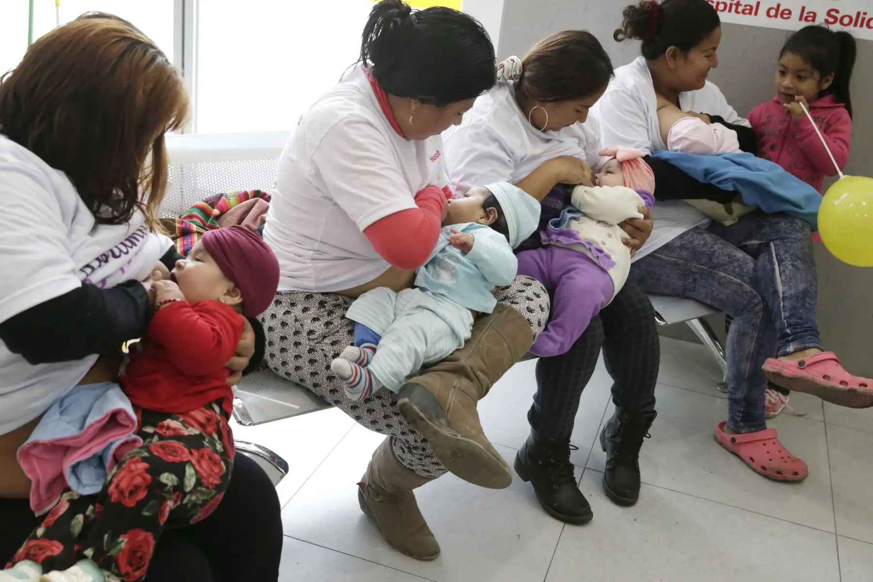 El concurso "Bebe Mamonsito 2018" busca fomentar la lactancia materna y su importante aporte nutricional para combatir los índices de anemia y desnutrición en el país. Foto: ANDINA/Melina Mejía