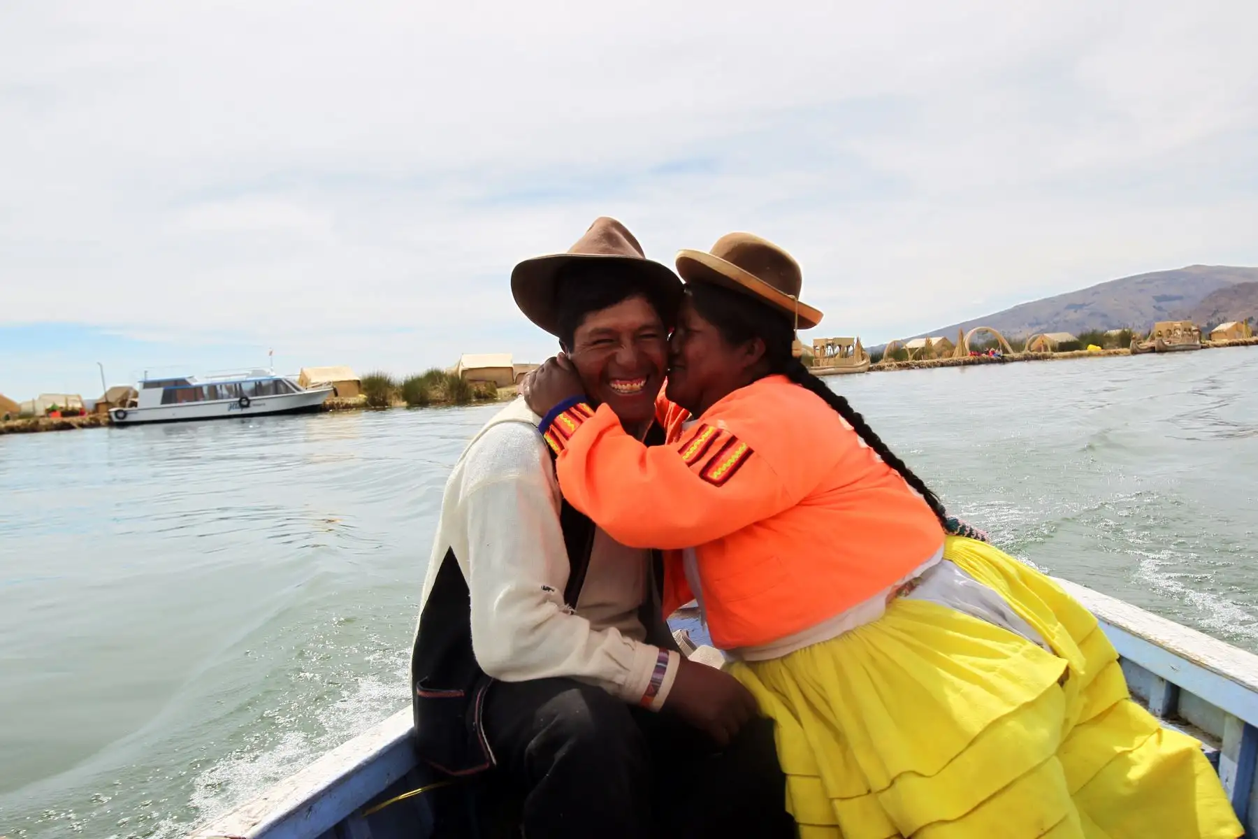 Puno-12 Noviembre 2007/ Artesanos  /Lago Titicaca.Foto:Archivo El PERUANO