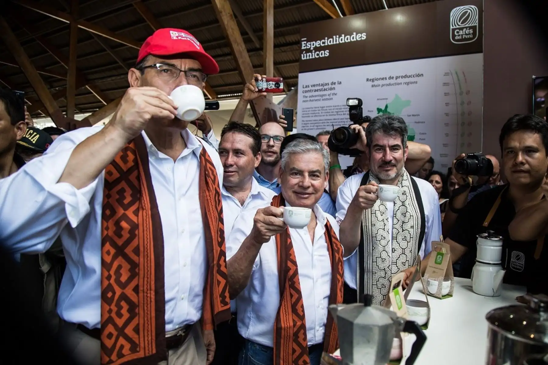 Gobierno presenta la marca Cafés del Perú para posicionar al café peruano como producto de calidad. ANDINA/Difusión