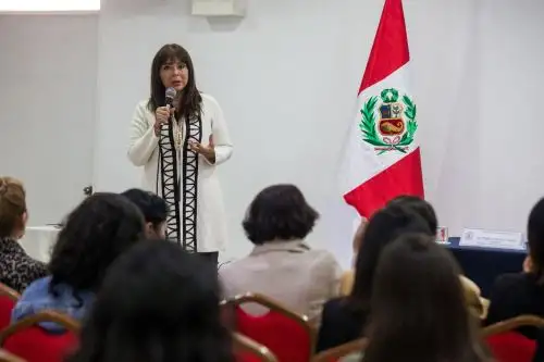 Ministra de Desarrollo e Inclusión Social, Liliana La Rosa.