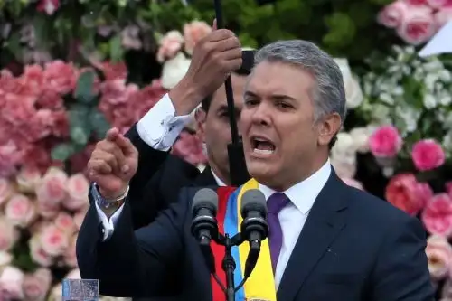 Presidente de Colombia, Iván Duque. Foto: EFE.