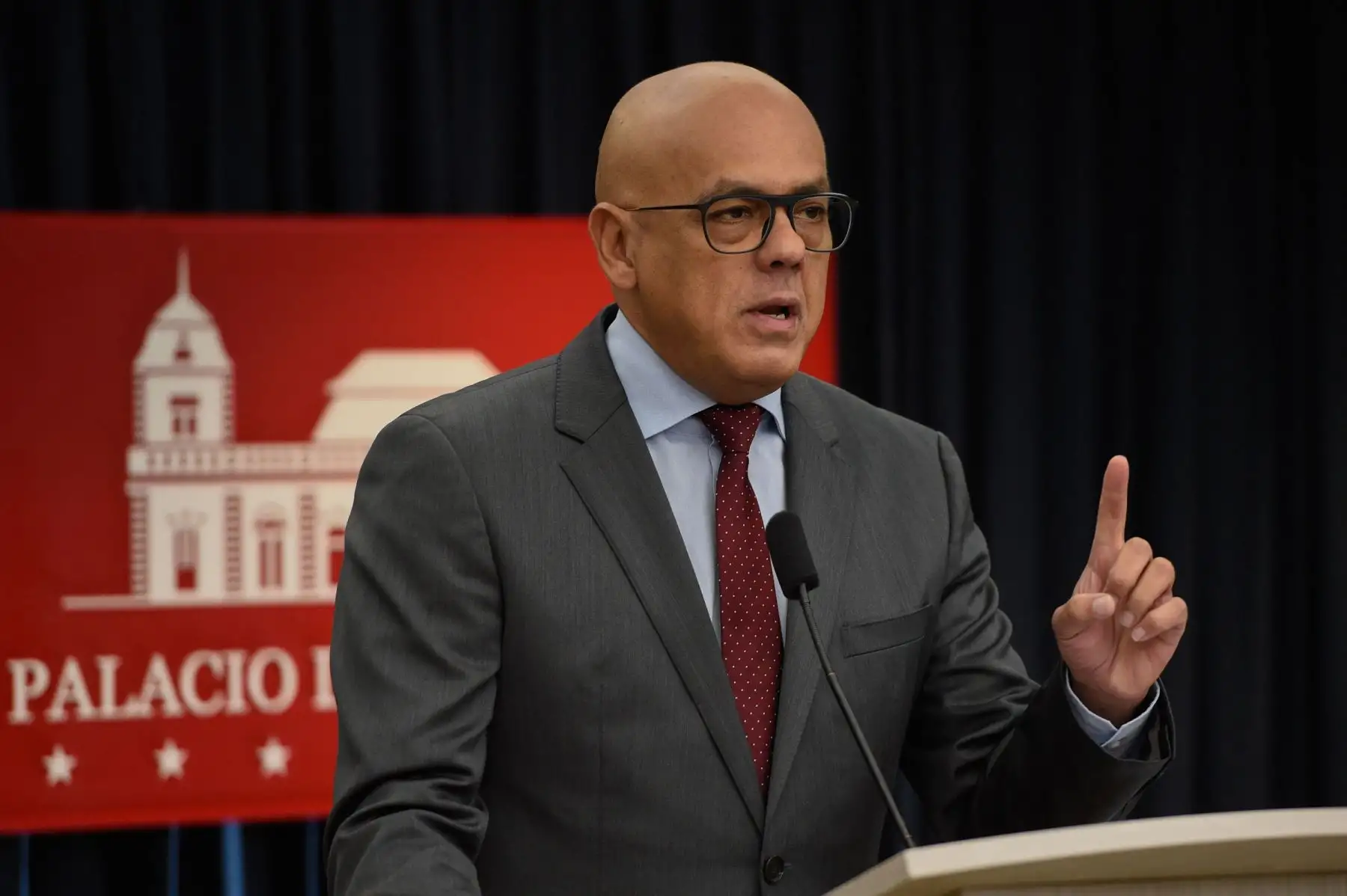 Ministro de Comunicaciones de Venezuela, Jorge Rodríguez Foto: AFP
