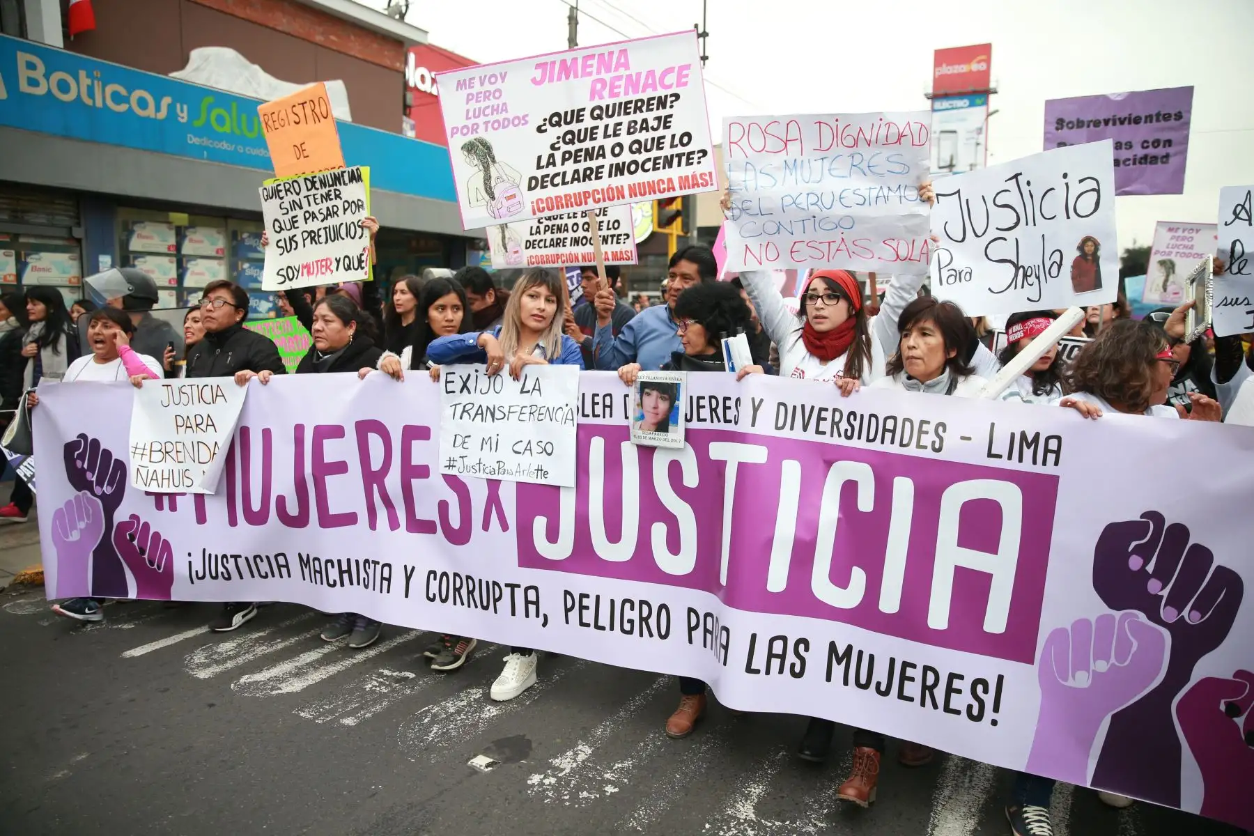 Marcha por la paz. Foto: ANDINA/Vidal Tarqui