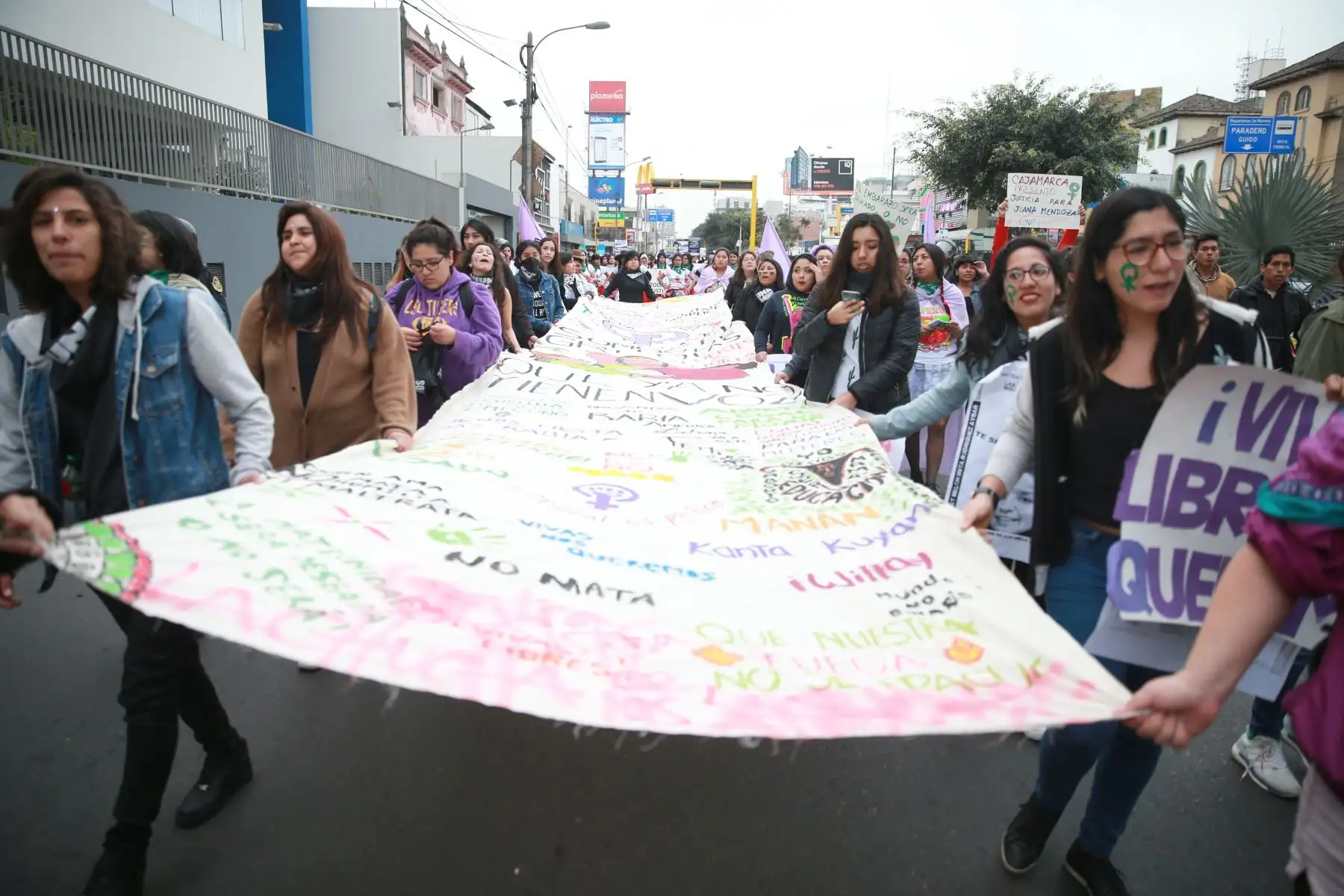 Marcha por la paz. Foto: ANDINA/Vidal Tarqui