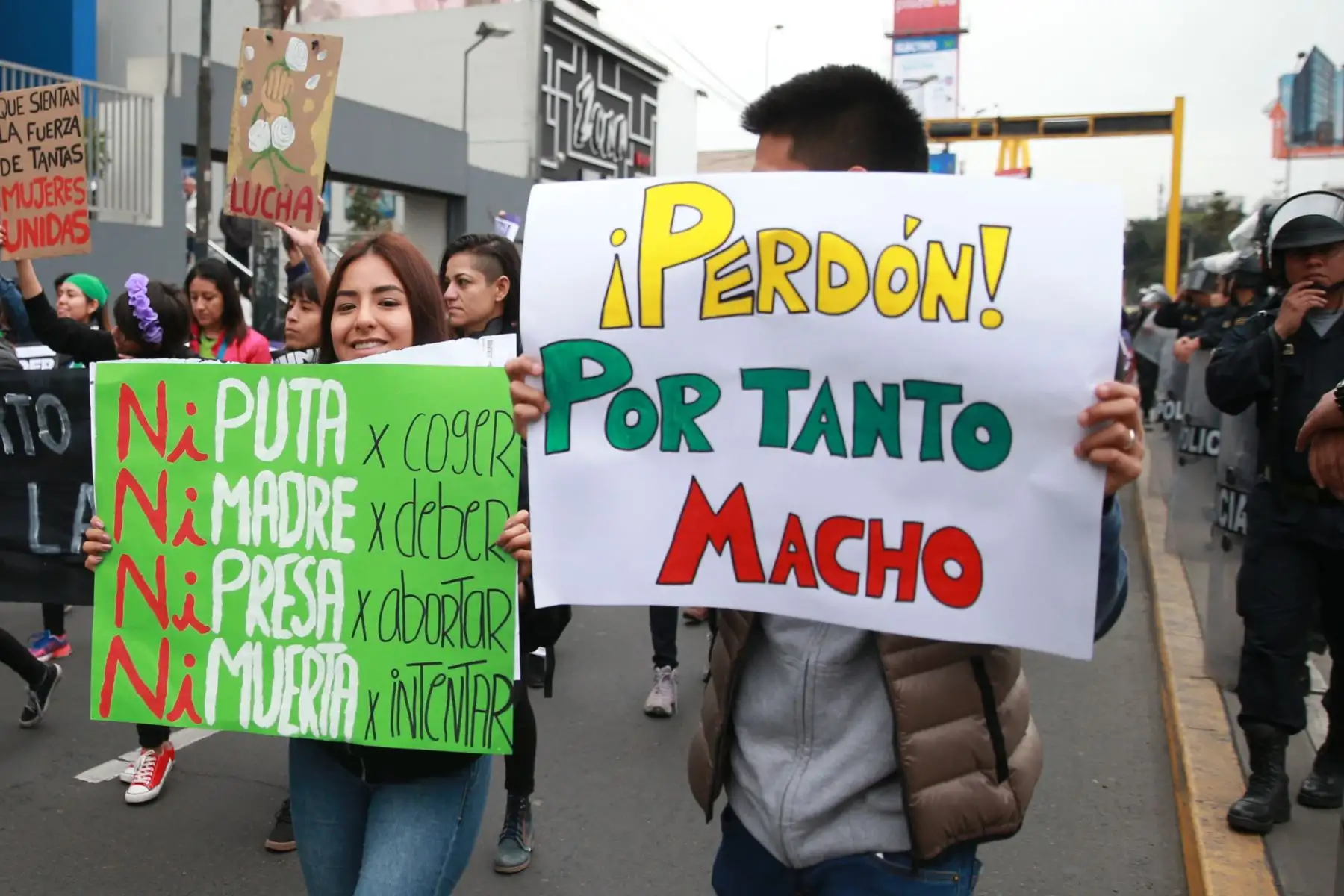 Marcha por la paz. Foto: ANDINA/Vidal Tarqui