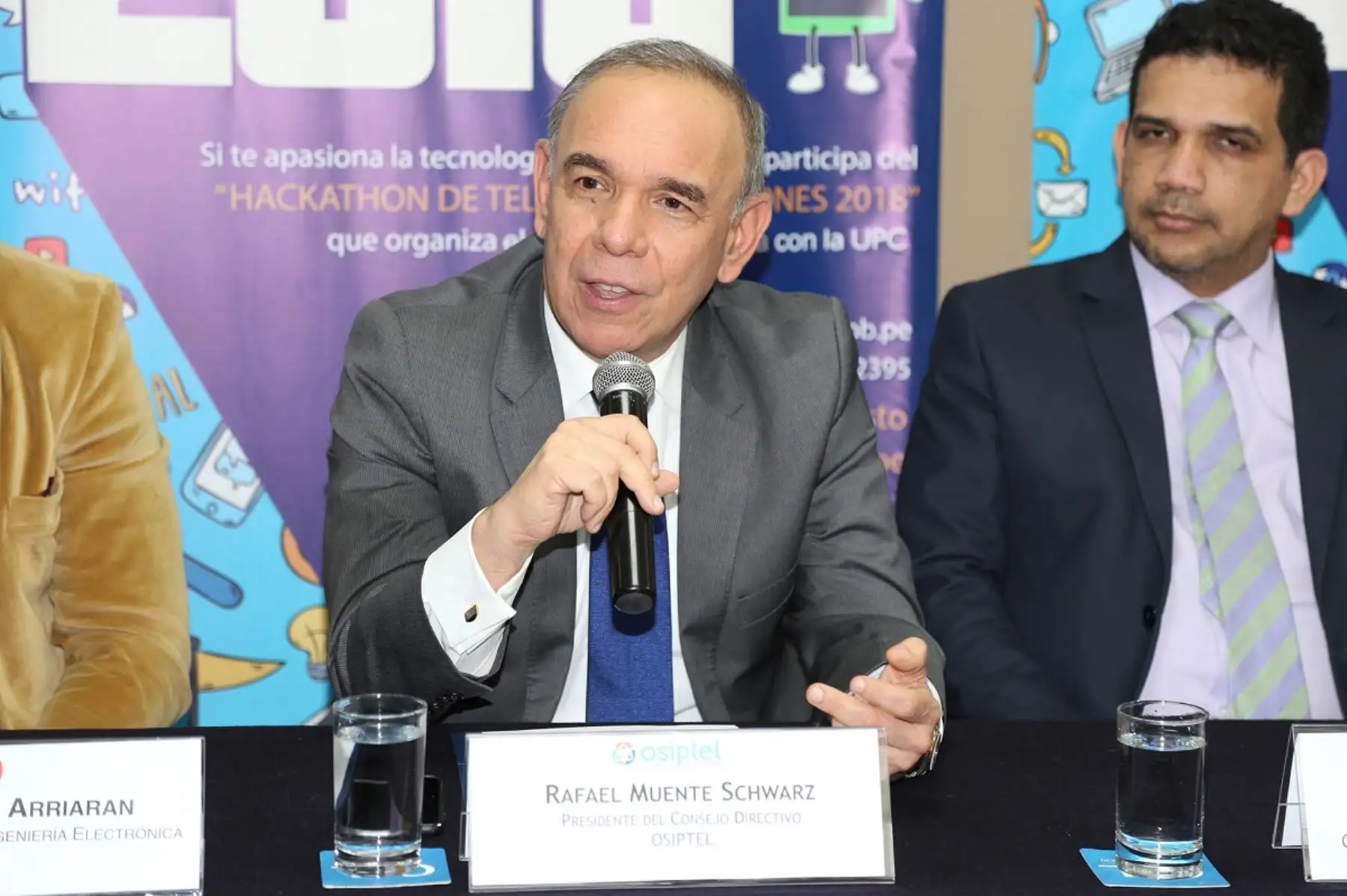 Presidente de Osiptel, Rafael Muente. Foto: Cortesía.