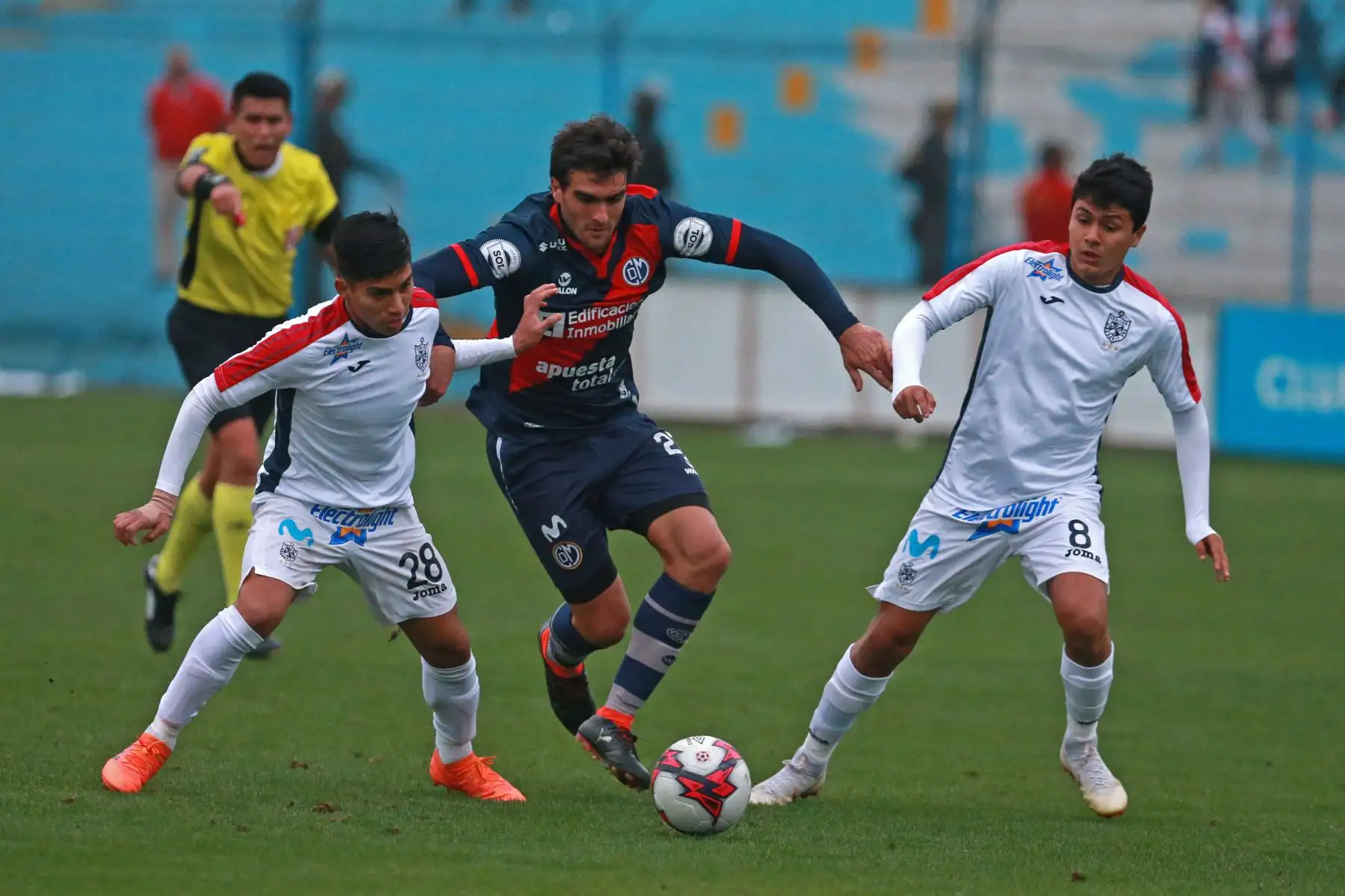 San Martín apabulló 6-1 a  Deportivo Municipal en el estadio Alberto Gallardo por la fecha 12 del Torneo Apertura. Foto: ANDINA/Vidal Tarqui