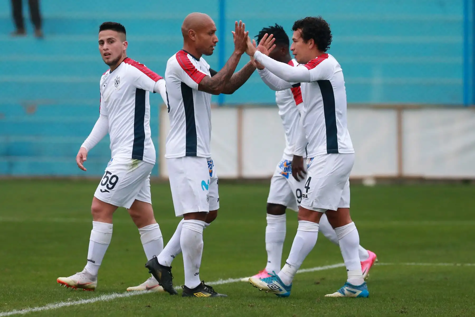 San Martín apabulló 6-1 a  Deportivo Municipal en el estadio Alberto Gallardo por la fecha 12 del Torneo Apertura. Foto: ANDINA/Vidal Tarqui