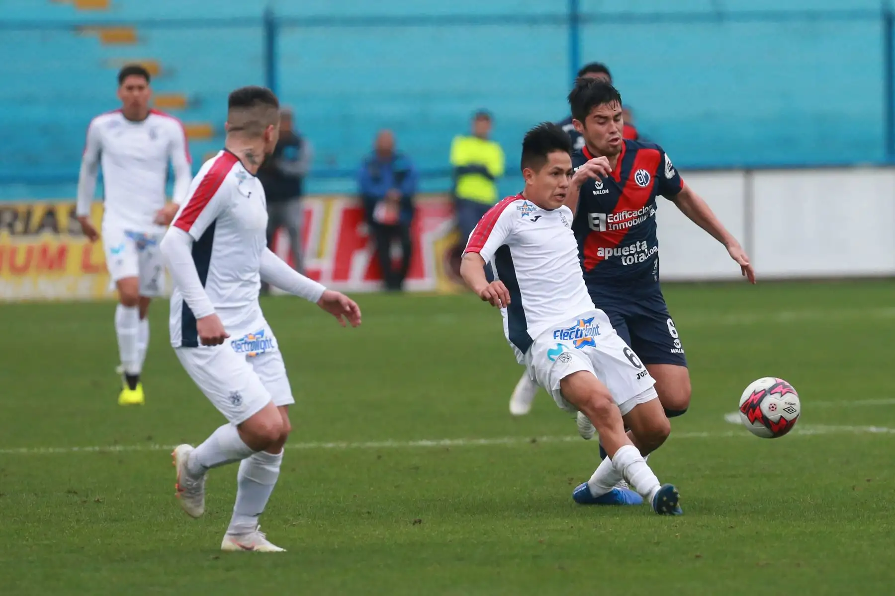San Martín apabulló 6-1 a  Deportivo Municipal en el estadio Alberto Gallardo por la fecha 12 del Torneo Apertura. Foto: ANDINA/Vidal Tarqui