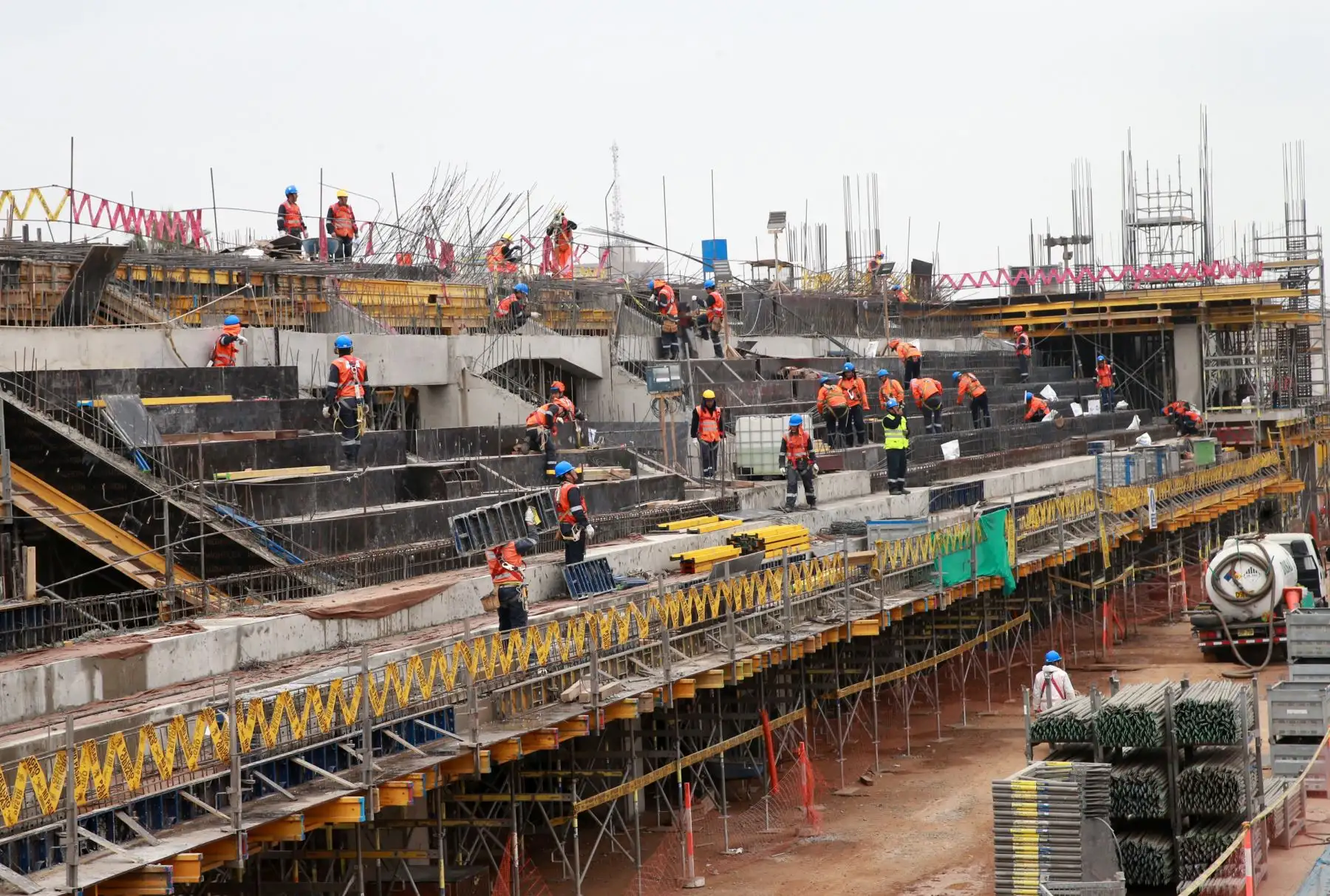 Avances de las obras  en las diferentes áreas de la Videna para los juegos Panamericanos y Parapanamericanos Lima 2019. Foto: ANDINA/Norman Córdova
