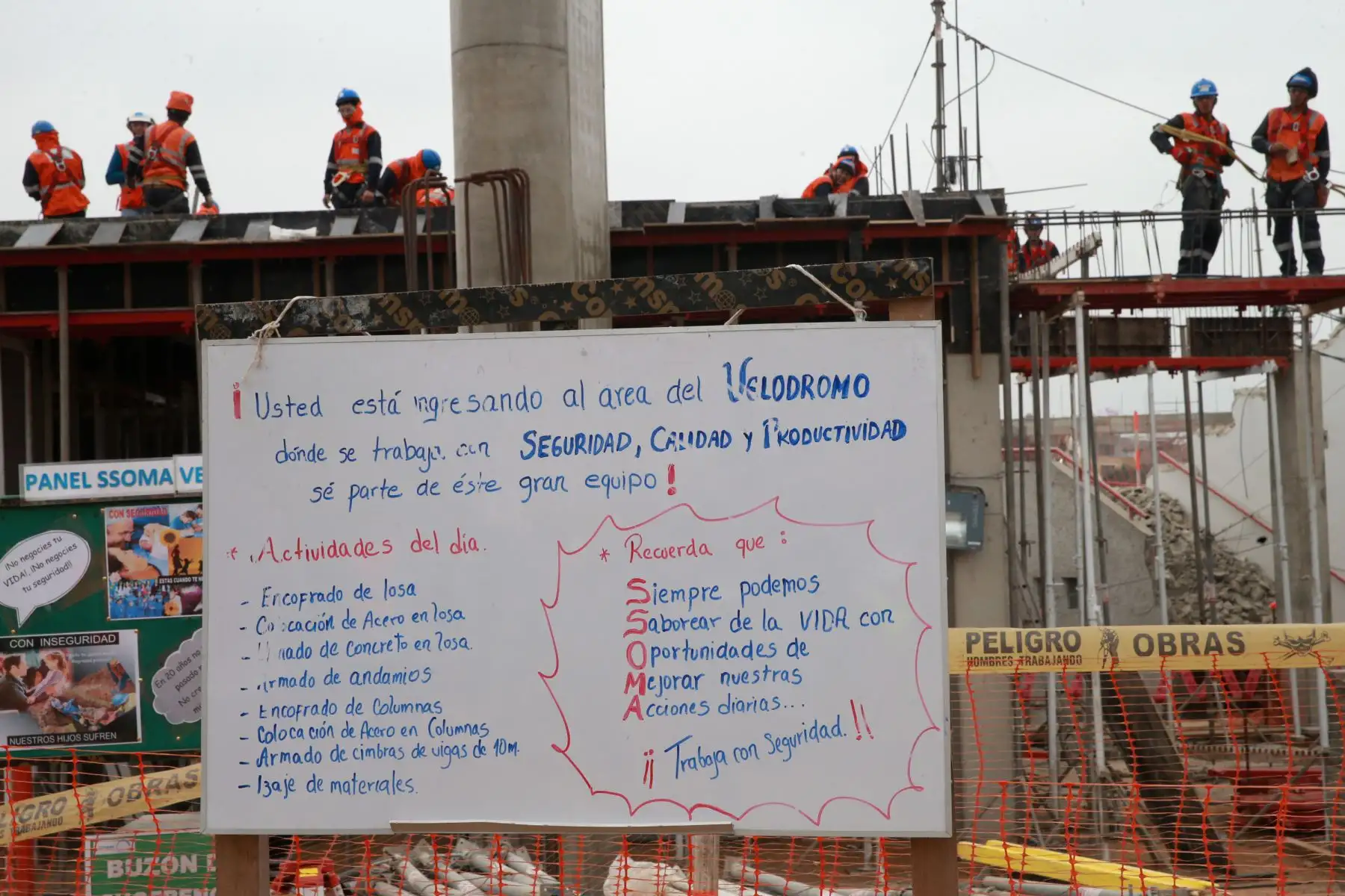 Avances de las obras  en las diferentes áreas de la Videna para los juegos Panamericanos y Parapanamericanos Lima 2019. Foto: ANDINA/Norman Córdova