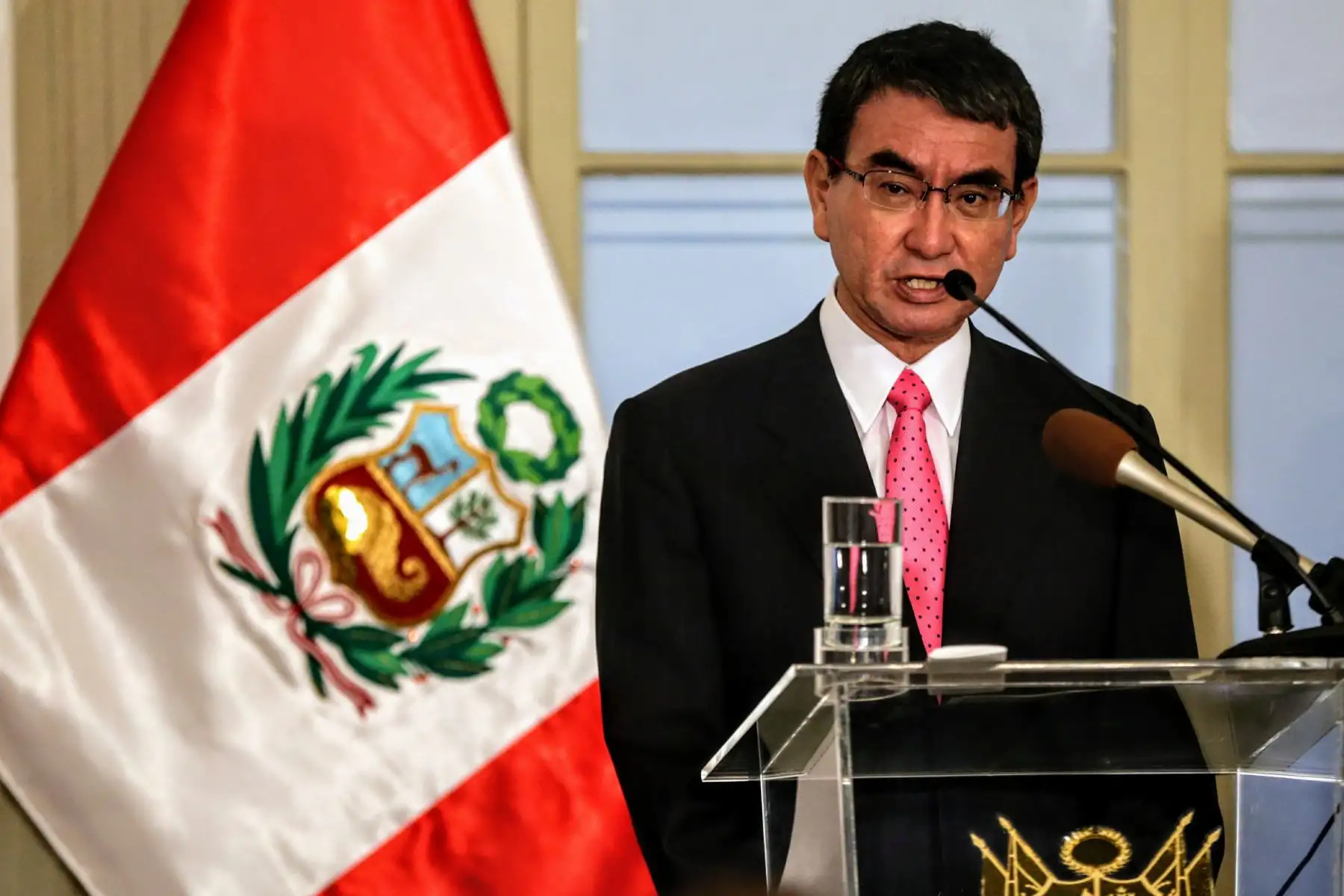 Declaración conjunta por parte de los cancilleres de Perú y Japón en Torre Tagle. Foto: ANDINA/Luis Iparraguirre