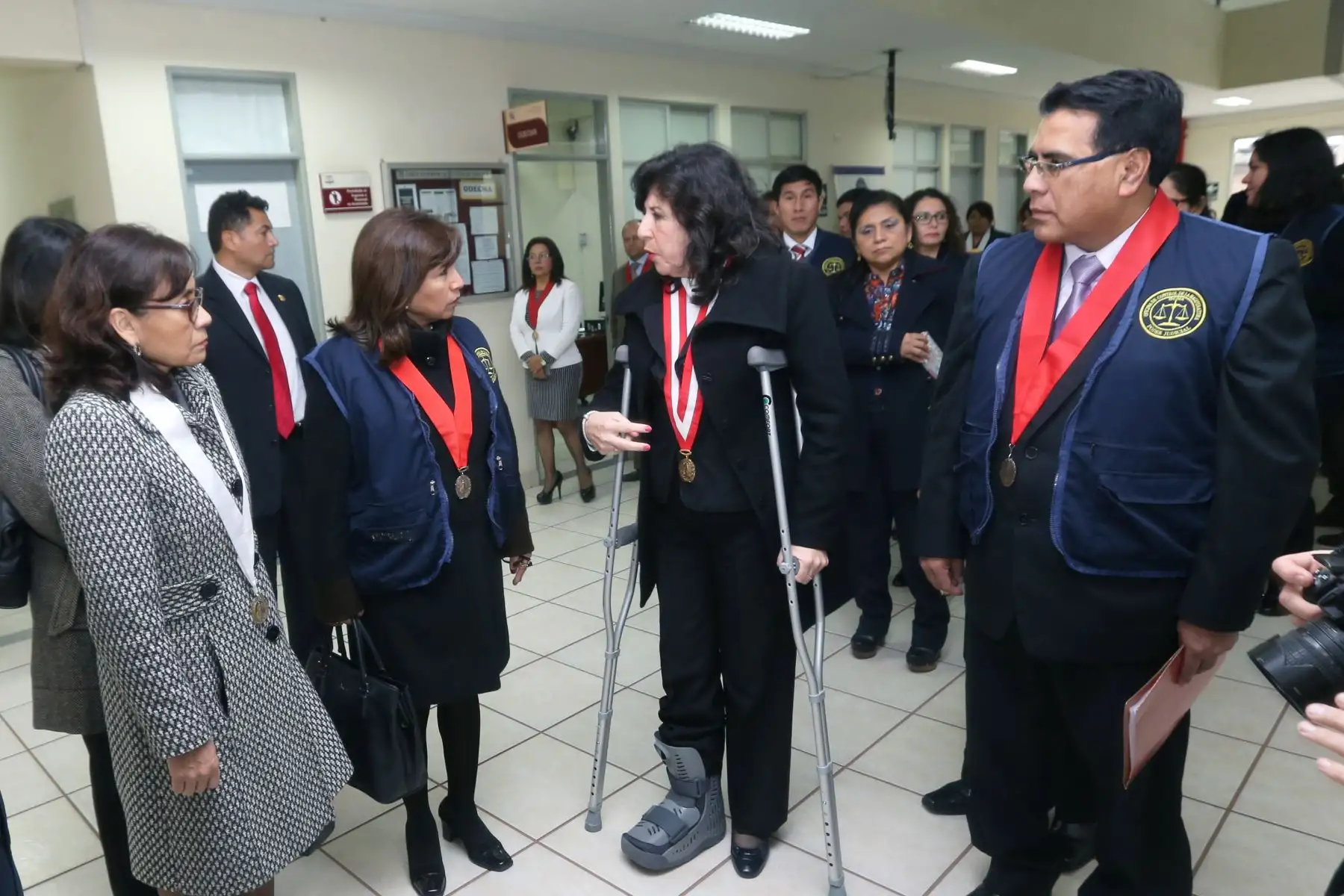 Se oficializó la designación de la jueza suprema Janet Tello Gilardi como la encargada de la comisión para evaluar la situación de la corte de Lima Sur.Foto: ANDINA/Poder Judicial