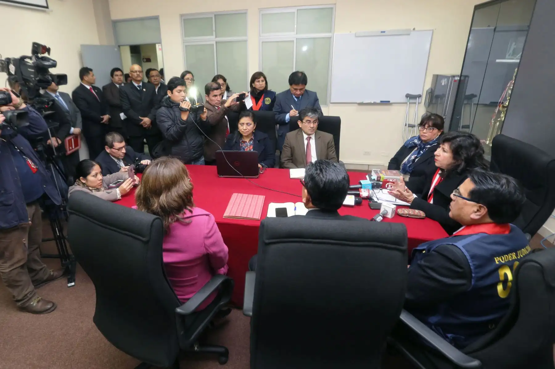 Se oficializó la designación de la jueza suprema Janet Tello Gilardi como la encargada de la comisión para evaluar la situación de la corte de Lima Sur.Foto: ANDINA/Poder Judicial