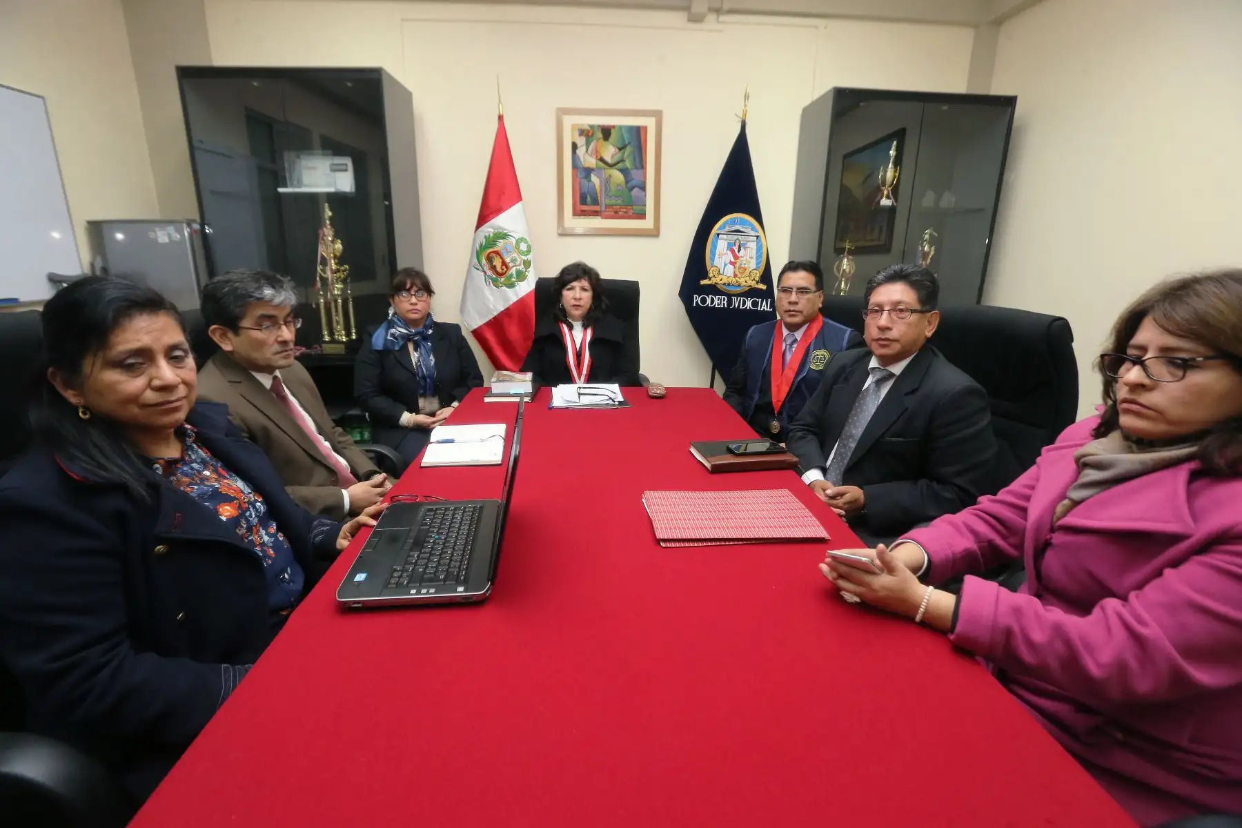 Se oficializó la designación de la jueza suprema Janet Tello Gilardi como la encargada de la comisión para evaluar la situación de la corte de Lima Sur.Foto: ANDINA/Poder Judicial