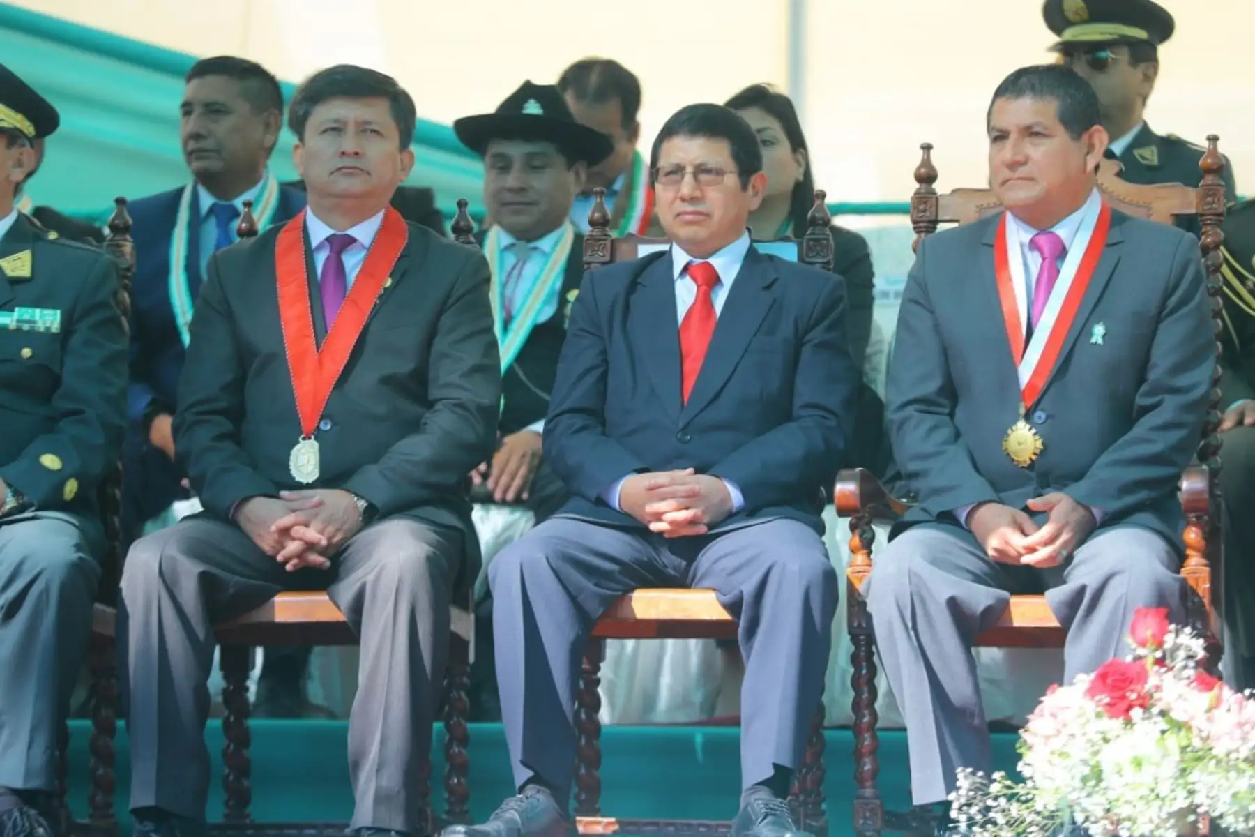 Jefe del Estado, Martín Vizcarra, preside la ceremonia  por el 479 aniversario de la fundación española de la  ciudad de Huánuco. Foto: ANDINA/Prensa Presidencia