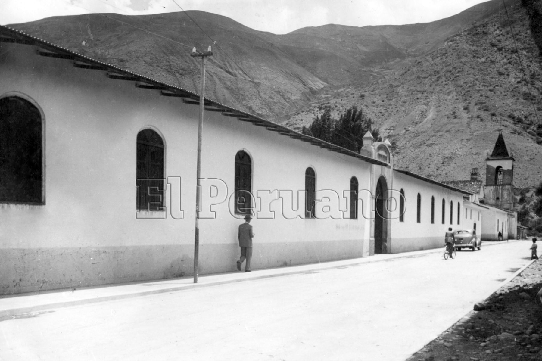Hospital de la Beneficencia Pública de Huánuco (sin fecha).  Foto: Archivo Histórico de EL PERUANO.
