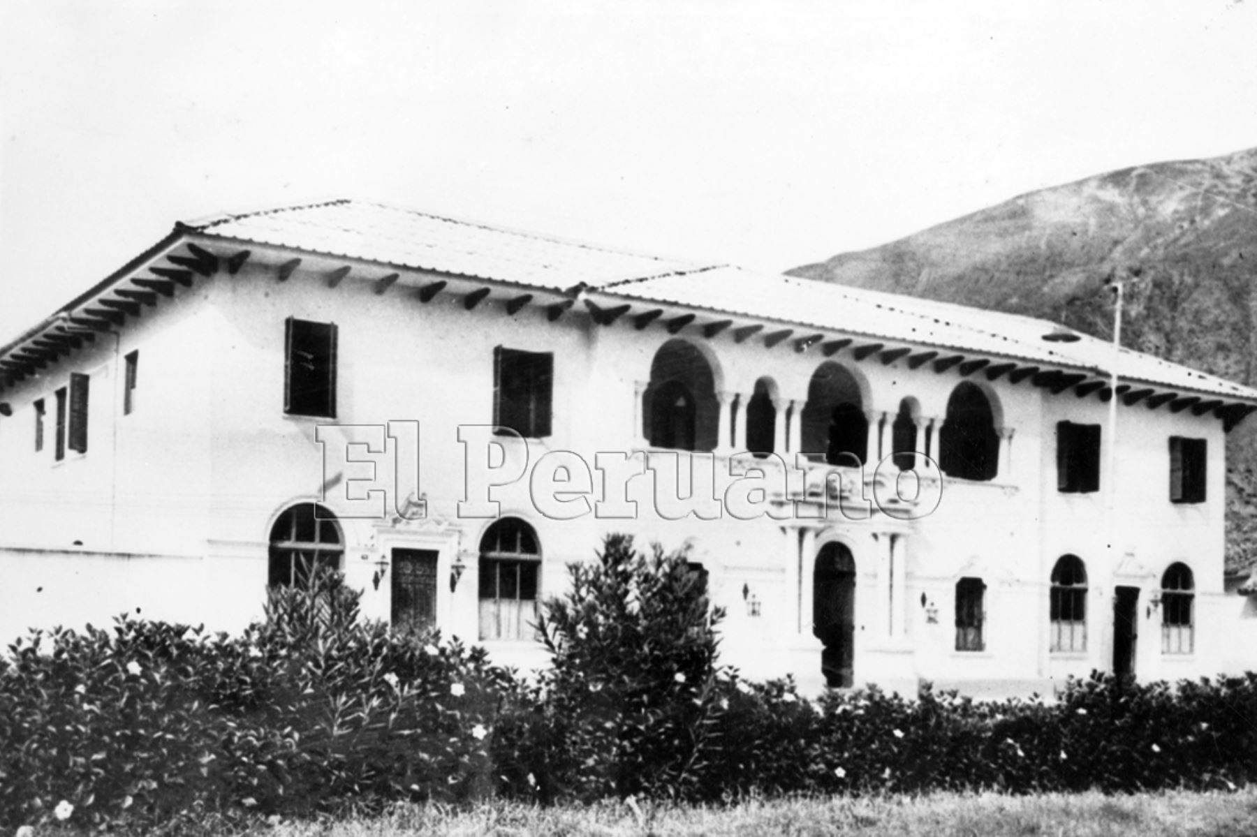 Hotel de turistas (sin fecha).  Foto: Archivo Histórico de EL PERUANO.