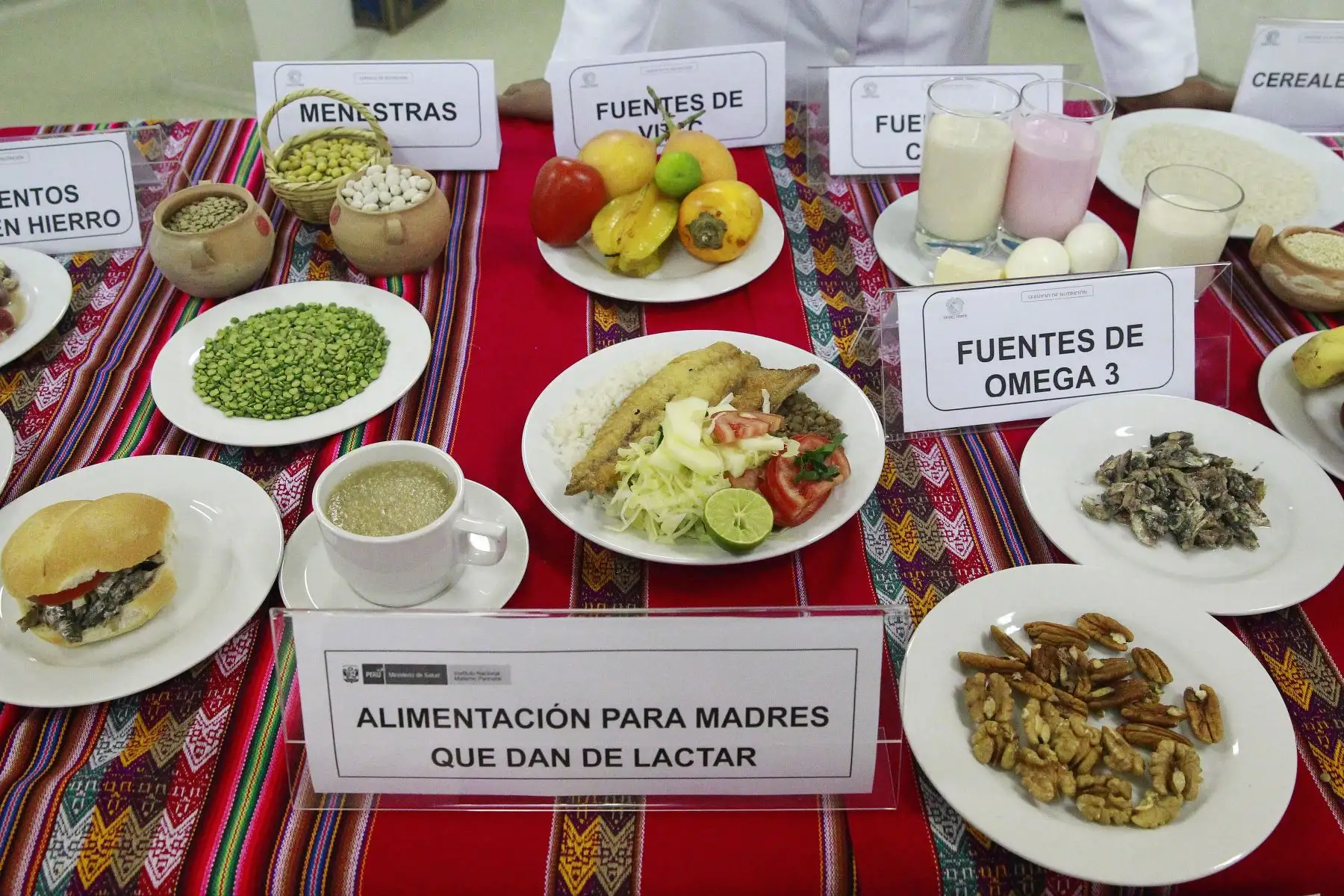 El Instituto Nacional Materno Perinatal ( INMP) presenta el circuito de preparación de la gestante para la lactancia materna , en el marco de la Semana de la Lactancia Materna en el Perú.Foto: ANDINA/Eddy Ramos