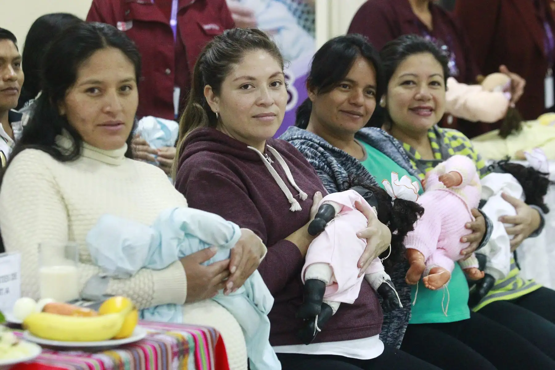 El Instituto Nacional Materno Perinatal ( INMP) presenta el circuito de preparación de la gestante para la lactancia materna , en el marco de la Semana de la Lactancia Materna en el Perú.Foto: ANDINA/Eddy Ramos