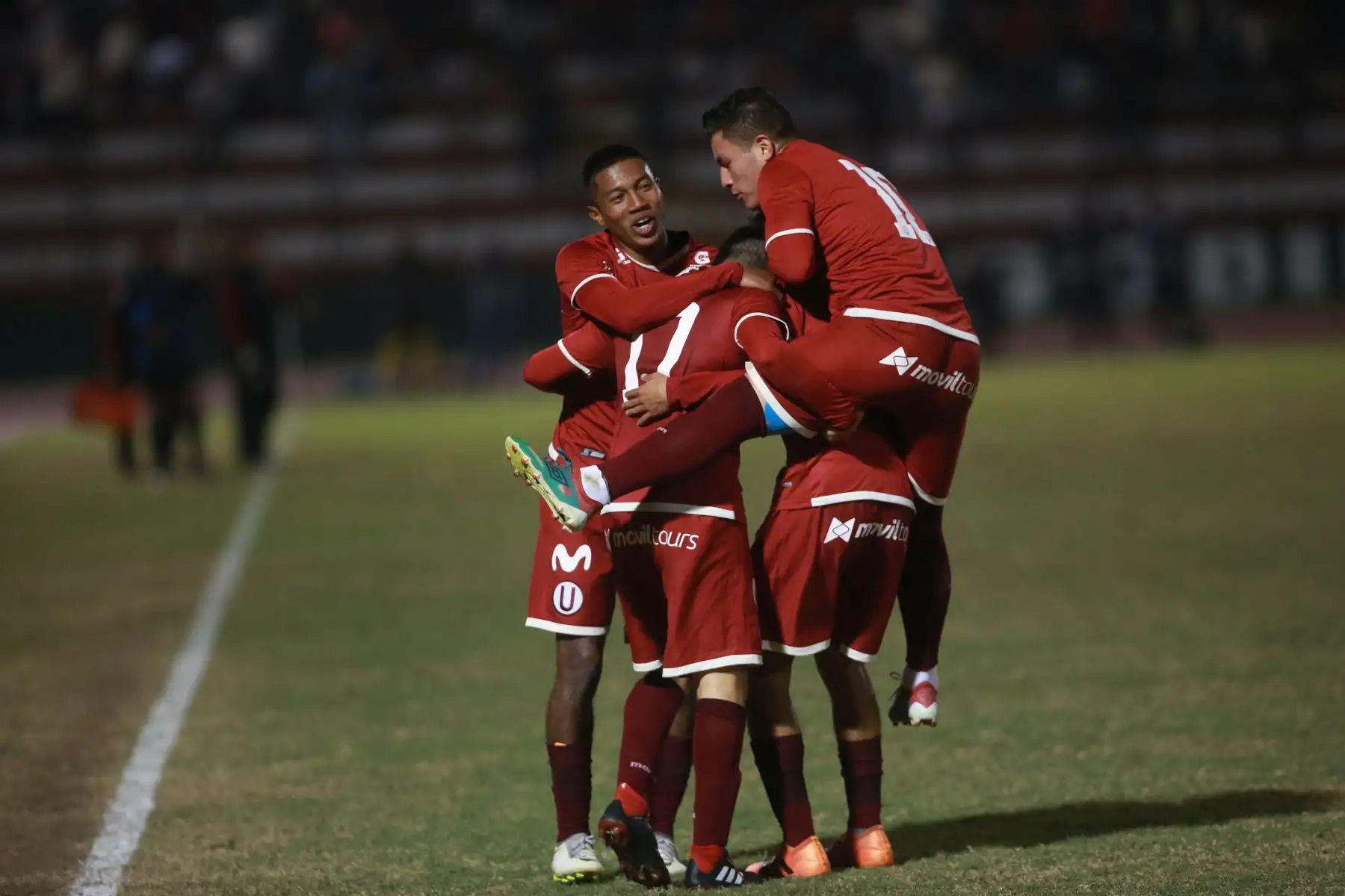 Universitario de Deportes gano a  Deportivo Municipal 2- 0, en el estadio Miguel Grau  del Callao. Foto: ANDINA/Jhony Laurente