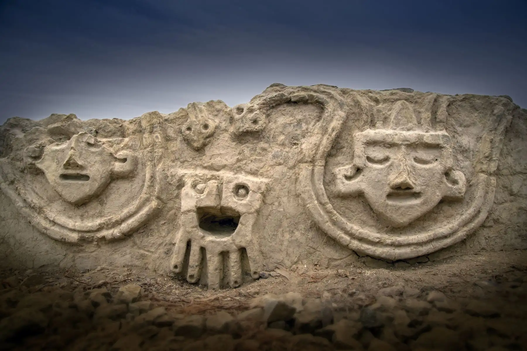 Descubren relieves en Vichama de 3,800 años de antigüedad. ANDINA/Difusión