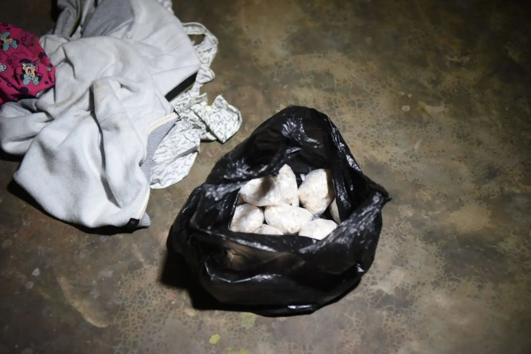 La Policía Nacional del Perú (PNP) y el Ministerio Público detuvieron esta madrugada a 36 integrantes de la organización criminal los Intocables de Ica, dedicada al tráfico ilícito de drogas, receptación y tenencia ilegal de armas y artefactos explosivos en la zona sur del país. Foto: ANDINA/Mininter.