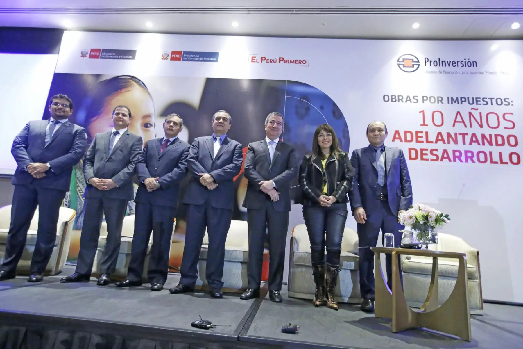 Con la presencia de los ministros de Economía, Energía y Minas, Agricultura, Producción y del MIDIS; ProInversion celebra los 10 años del programa "Obras por Impuestos". Foto: ANDINA/Melina Mejía