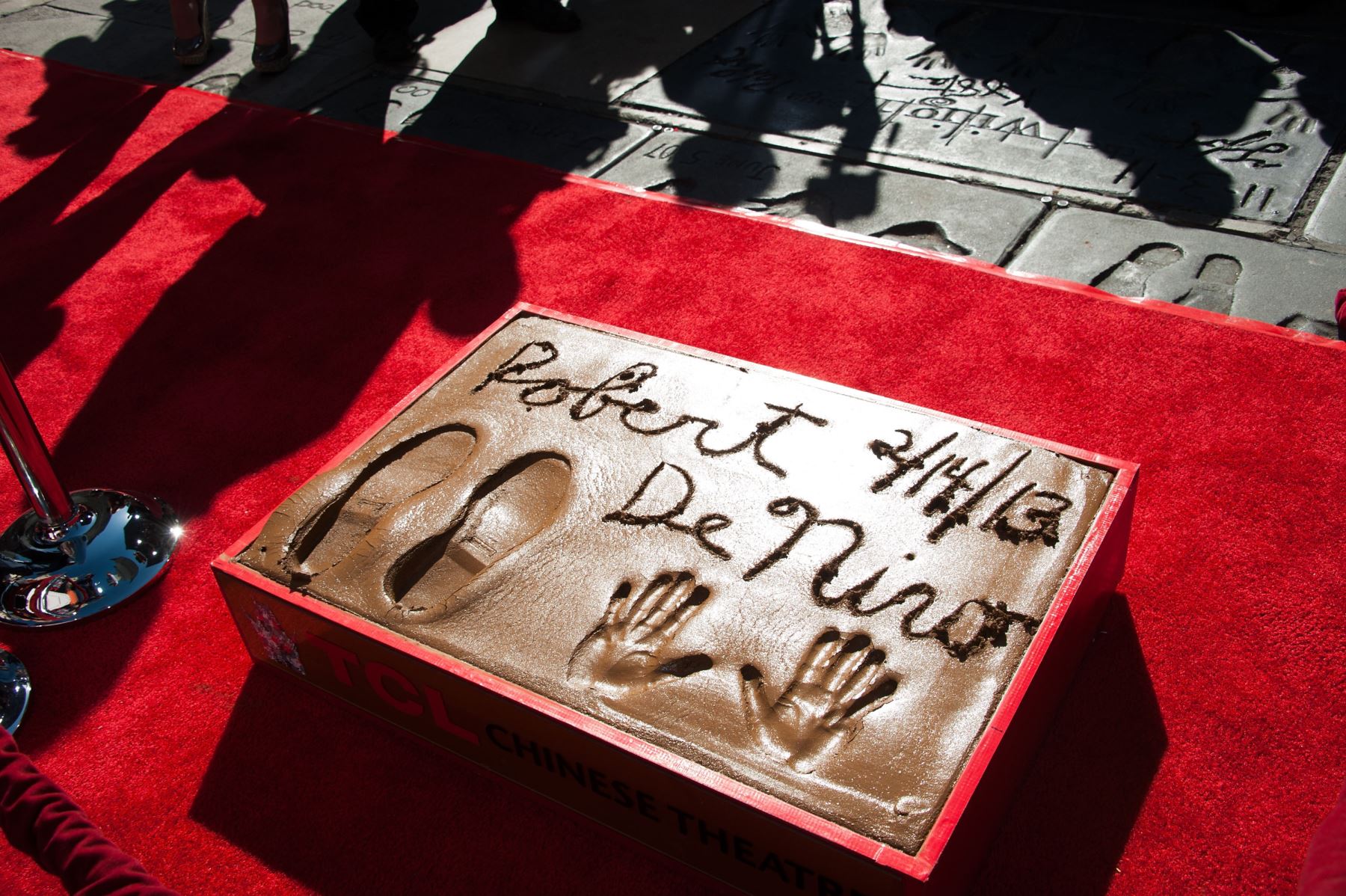 HOLLYWOOD, CA - 4 DE FEBRERO: Atmósfera general en la ceremonia de la mano y de la huella de Robert De Niro en el teatro chino de TCL el 4 de febrero de 2013 en Hollywood, California. AFP