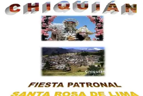 Fiesta de Santa Rosa de Lima de Chiquián es Patrimonio Cultural de la Nación
