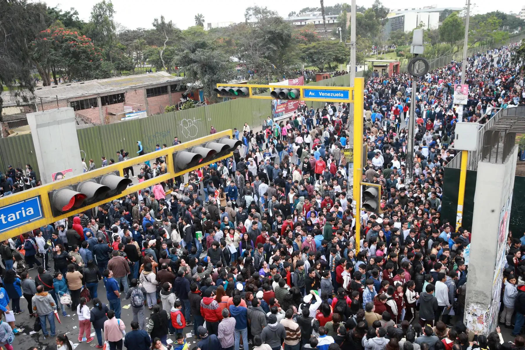 Simulacro Presencial Descentralizado 2018 en la Universidad de San Marcos . Foto: ANDINA/Norman Córdova