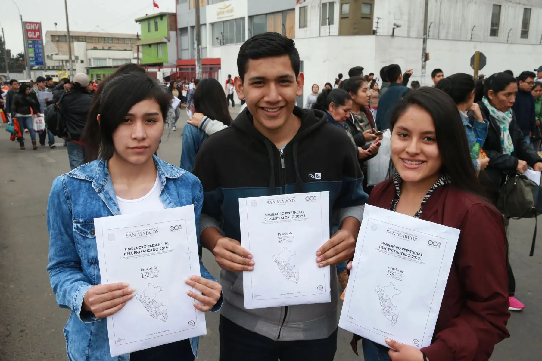 Simulacro Presencial Descentralizado 2018 en la Universidad de San Marcos . Foto: ANDINA/Norman Córdova